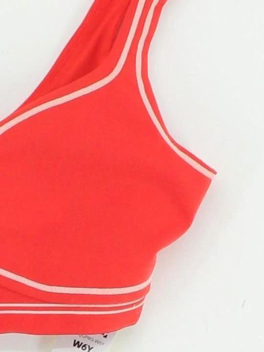 Alo Yoga Women's Top S Red 100% Other Sleeveless V-Neck Cropped - Image 4