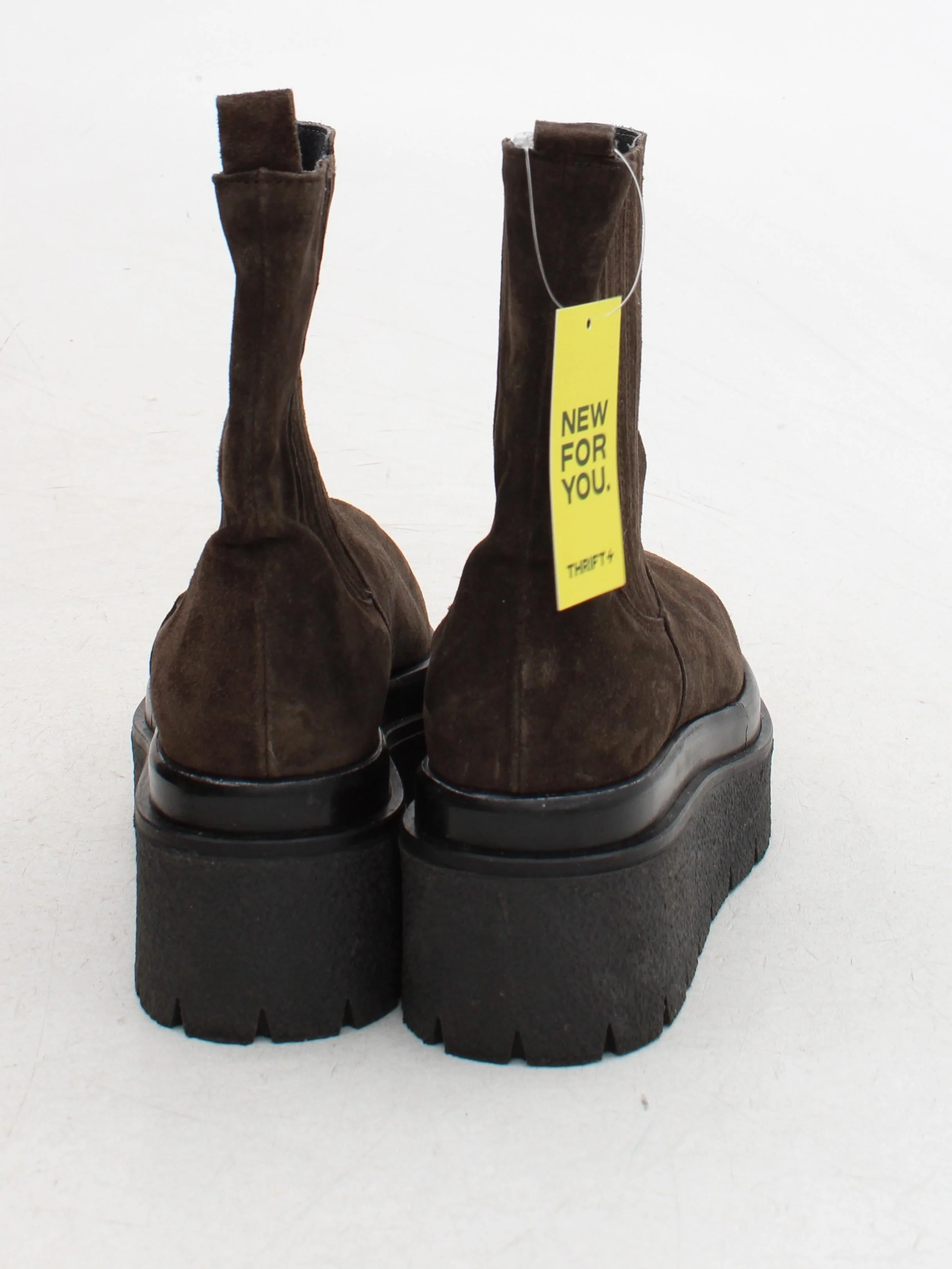 Alpe Women's Boots UK 7 Brown 100% Suede Chelsea - Image 3