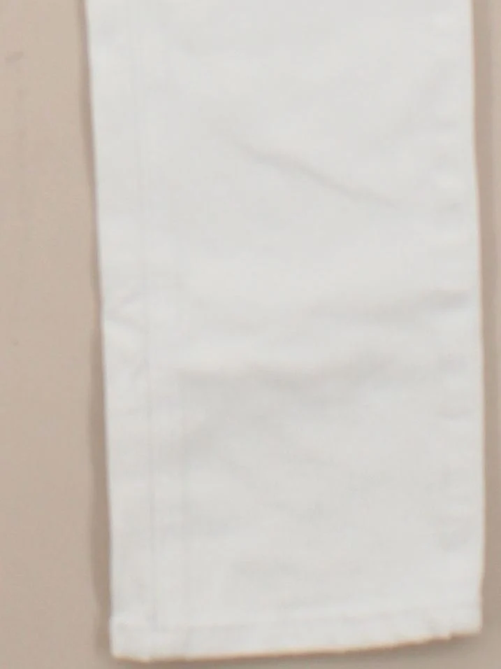 Altar''d State Women's Jeans W 24 in White Cotton with Spandex Skinny - Image 4