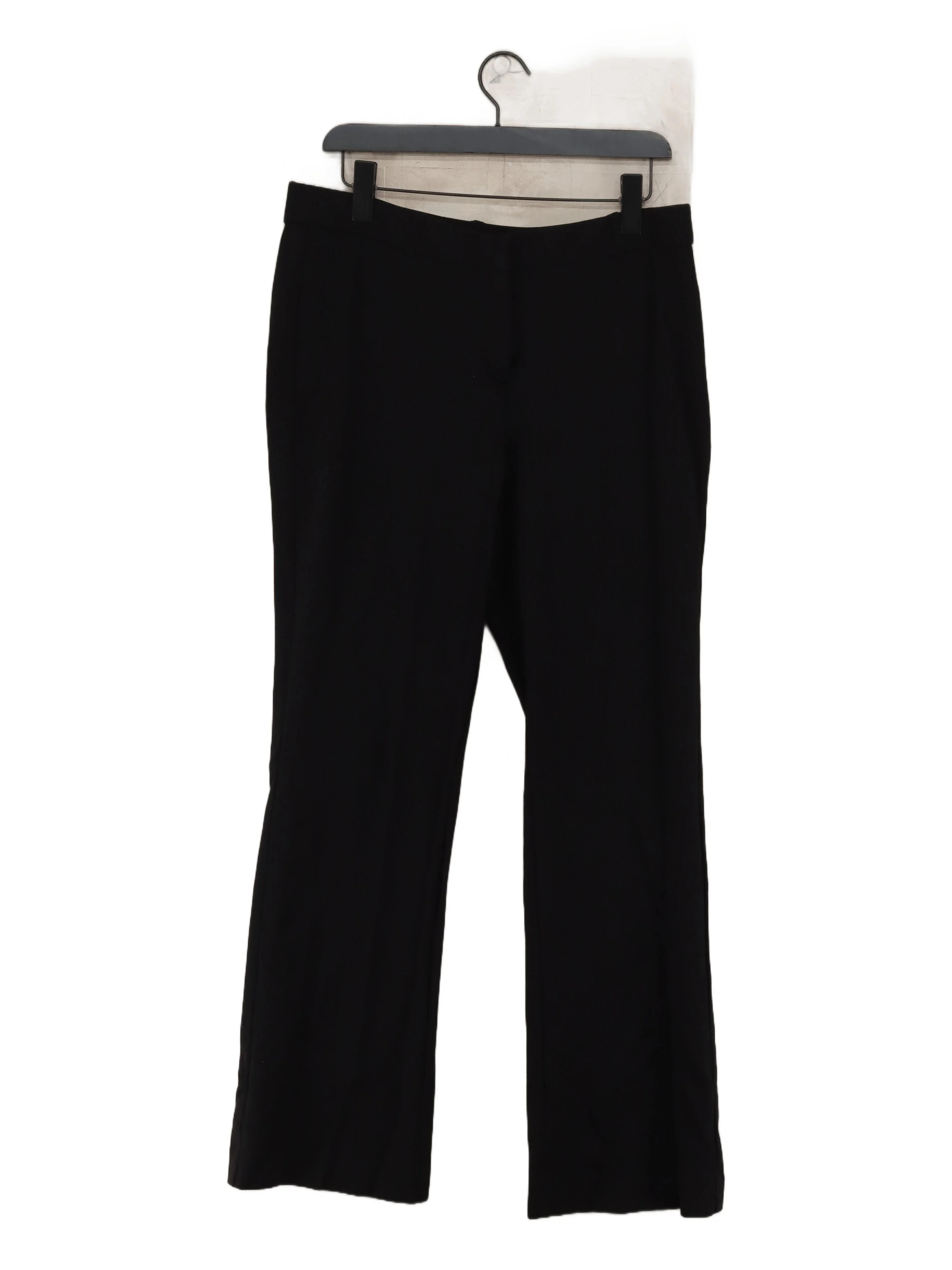 Amanda + Chelsea Women's Trousers UK 12 Black Rayon with Nylon, Spandex Chino