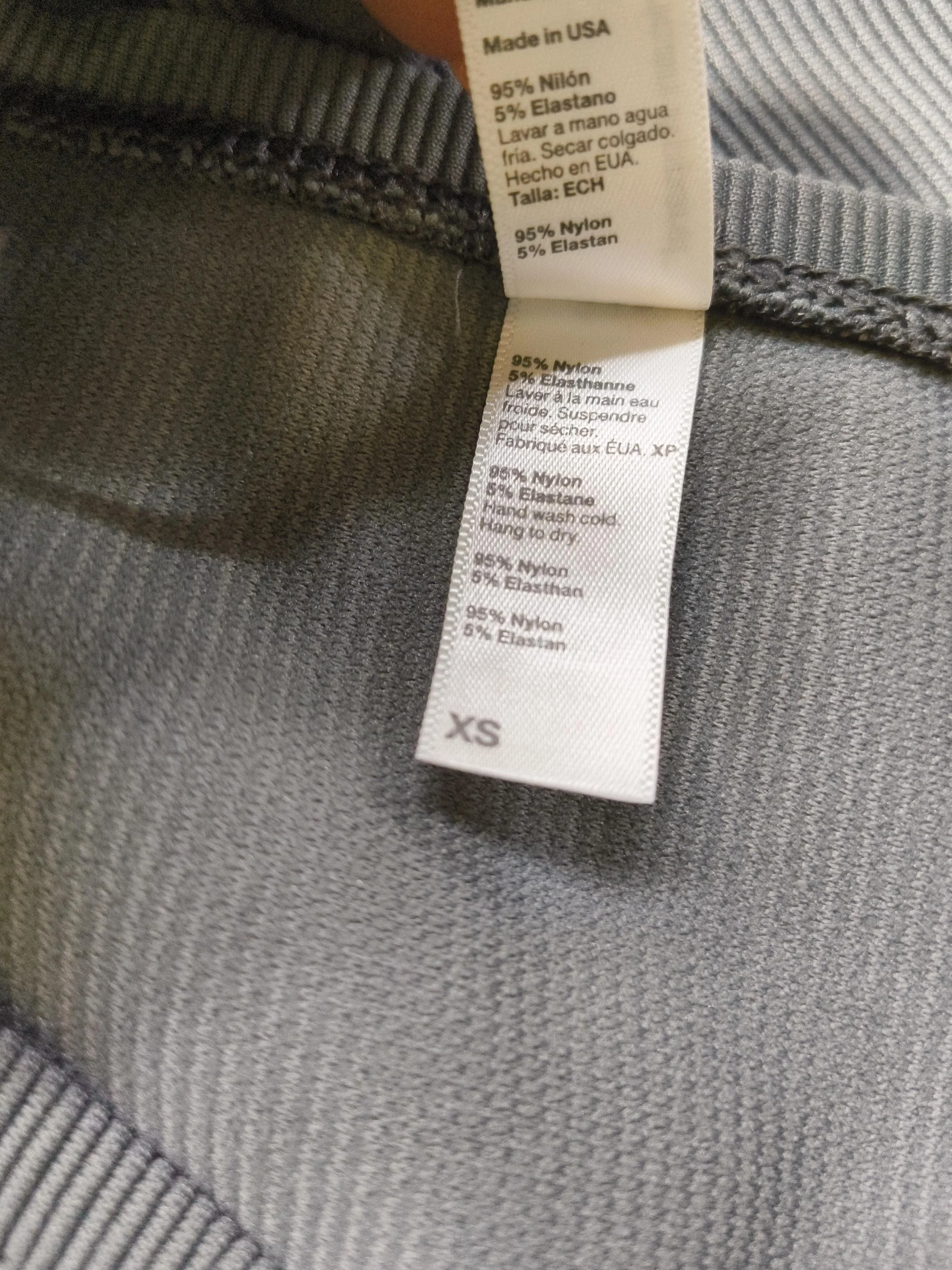 American Apparel Women's Mini Skirt XS Grey Nylon with Elastane Short Mini - Image 6