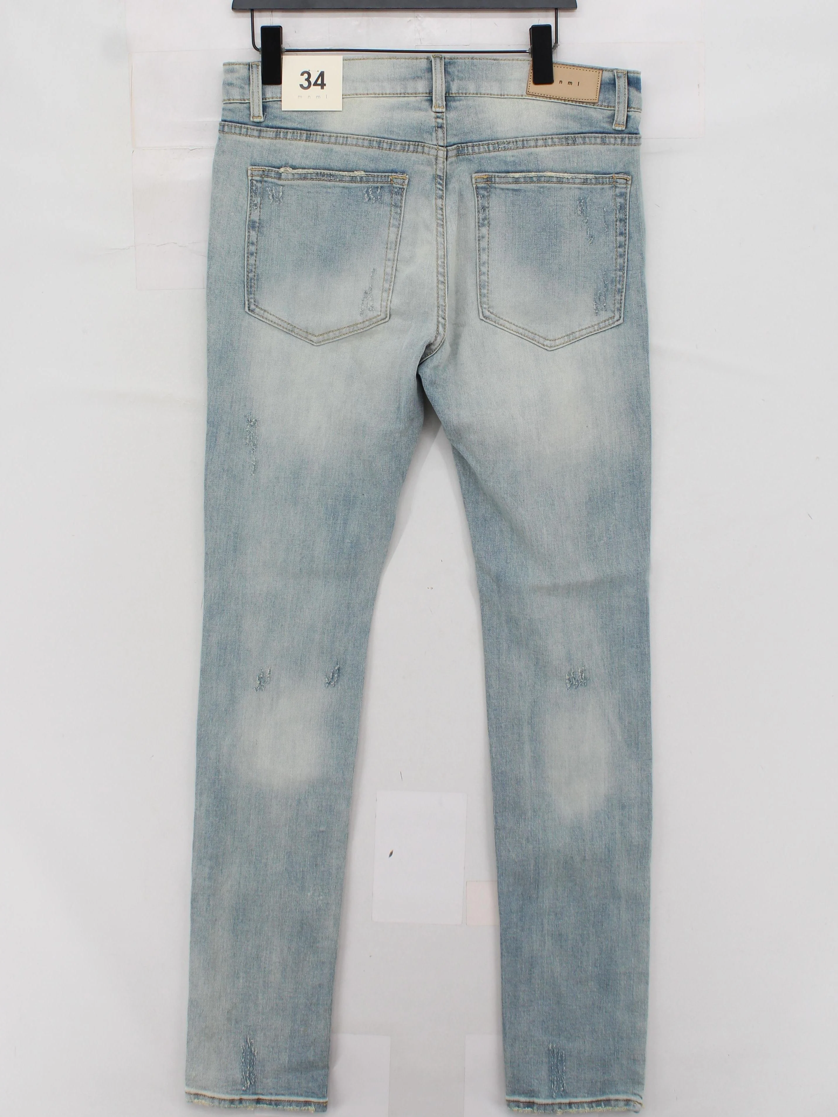 Amiri Men's Jeans W 34 in Blue Cotton with Elastane Skinny - Image 2
