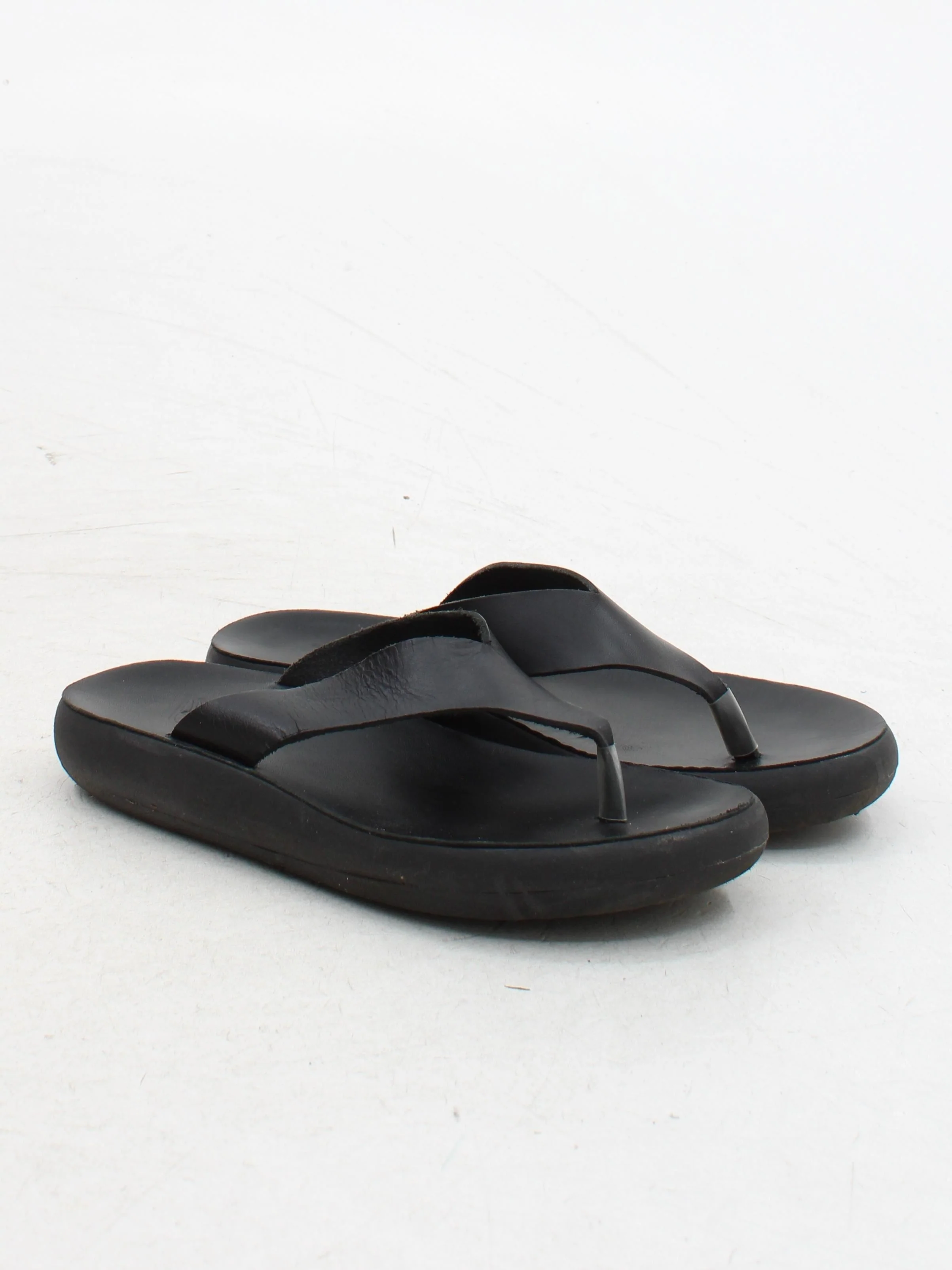 Ancient Greek Sandals Women's Sandals UK 5 Black 100% Leather Flip-Flop - Image 4