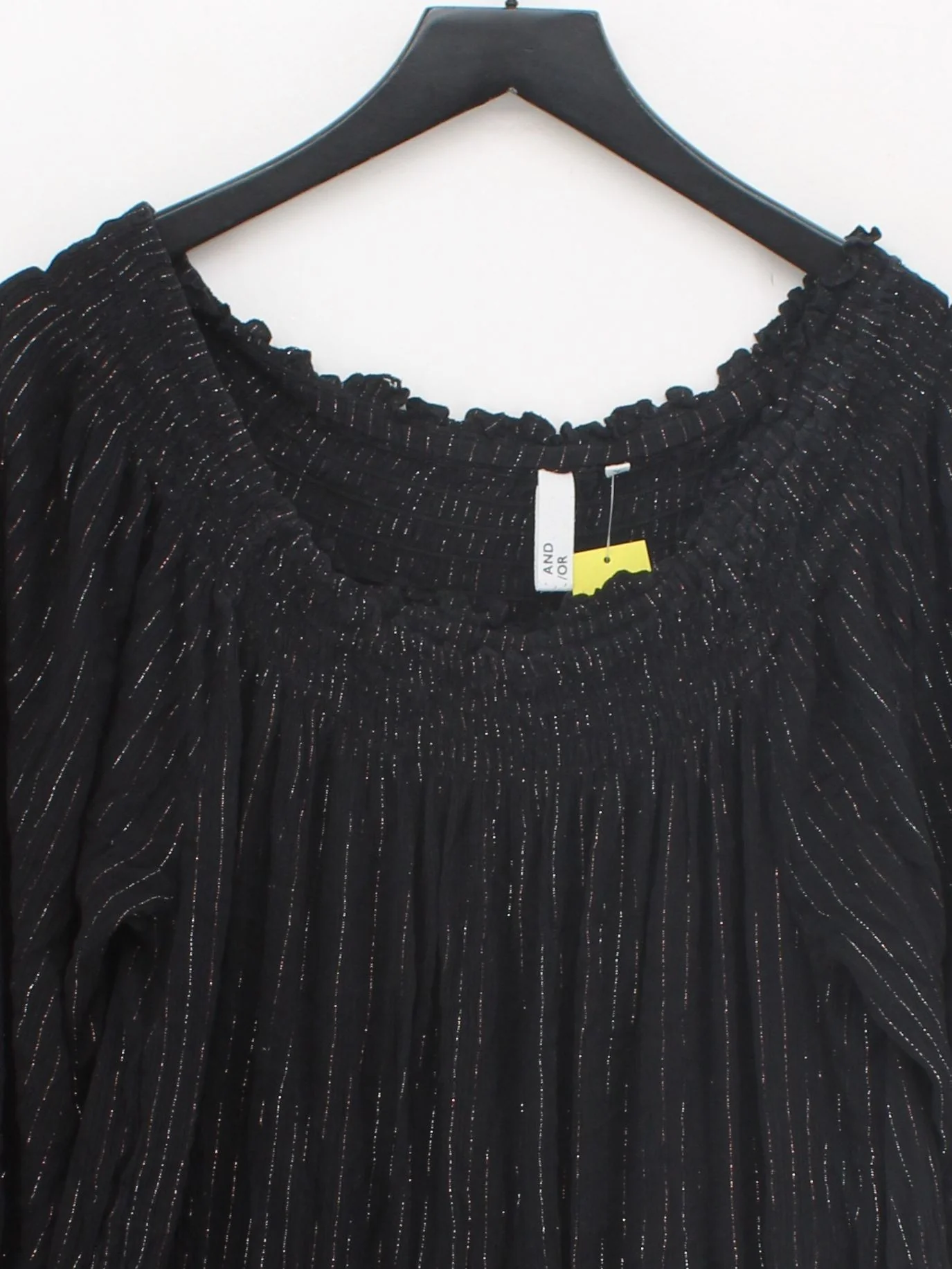 And /Or A-Line Midi Dress UK14 in Black - Image 3