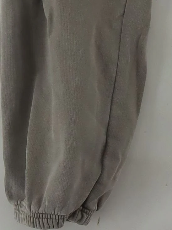 Anine Bing Men's Sports Bottoms M Grey 100% Cotton Tapered Sweatpants - Image 4
