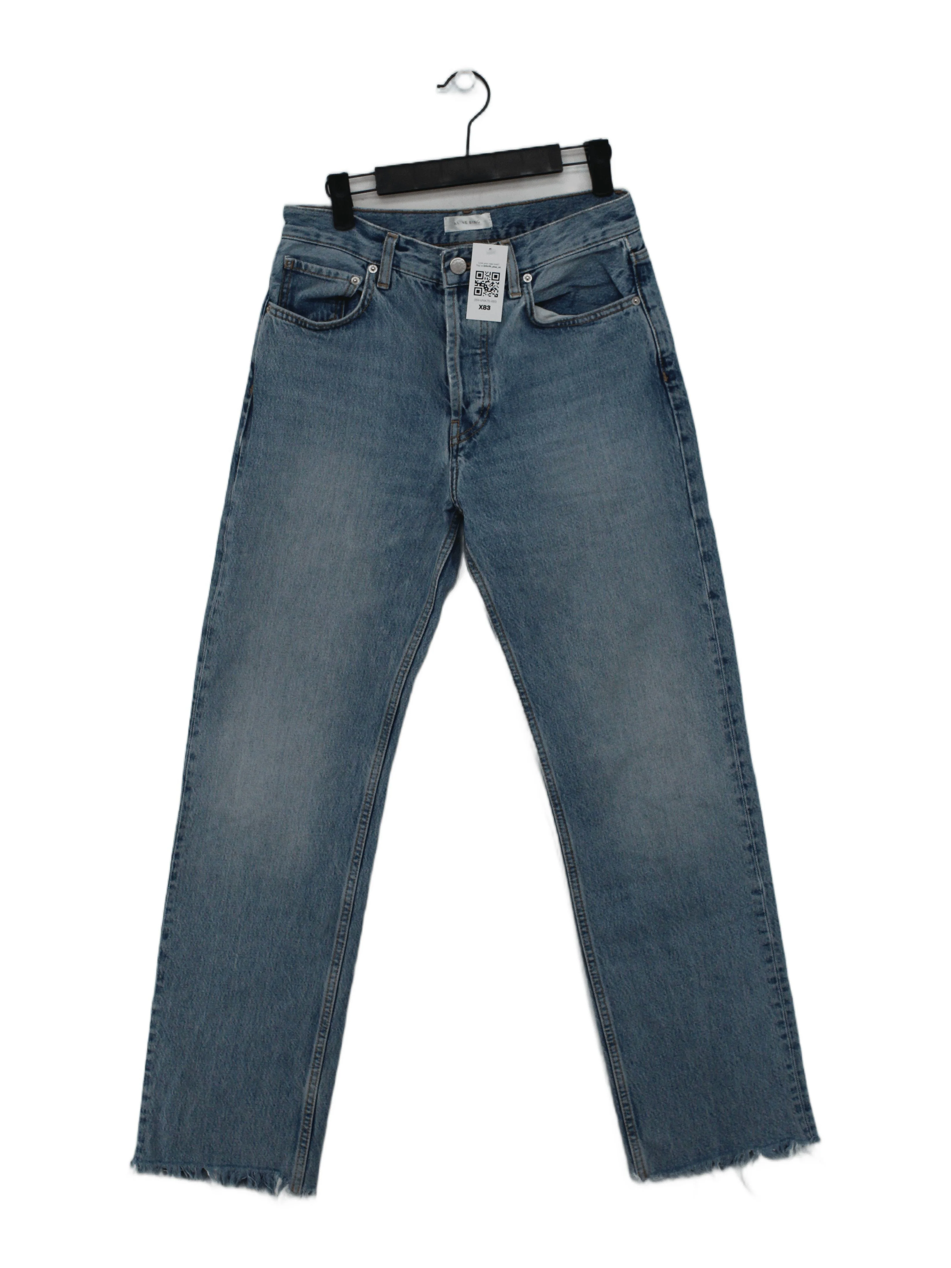 Anine Bing Women's Jeans W 26 in Blue 100% Cotton Straight