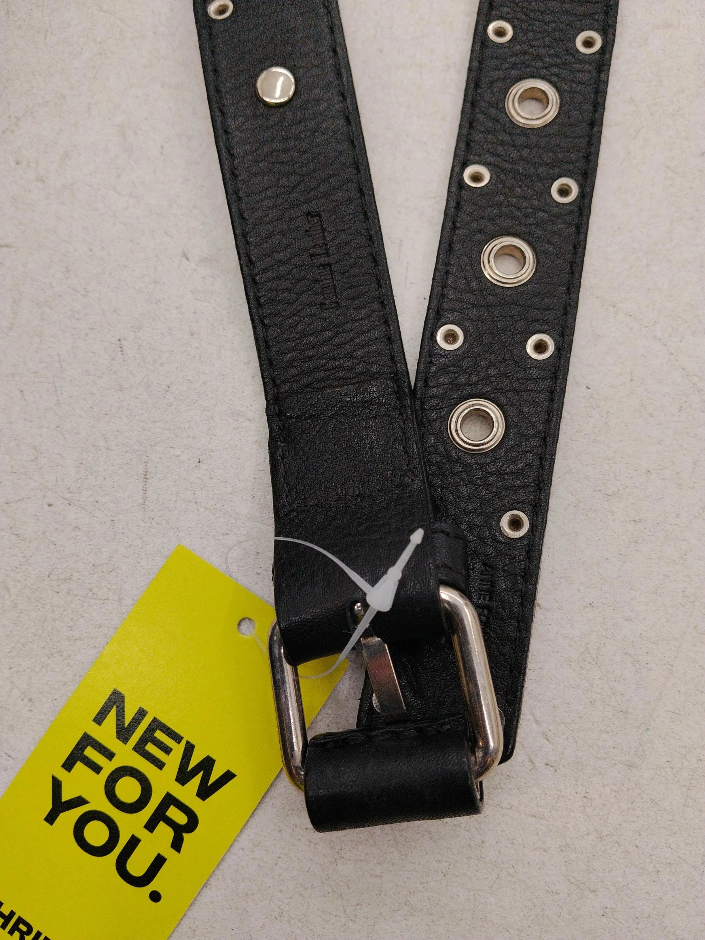 Anne Fontaine Men's Belt M Black 100% Leather Dress Belt - Image 4