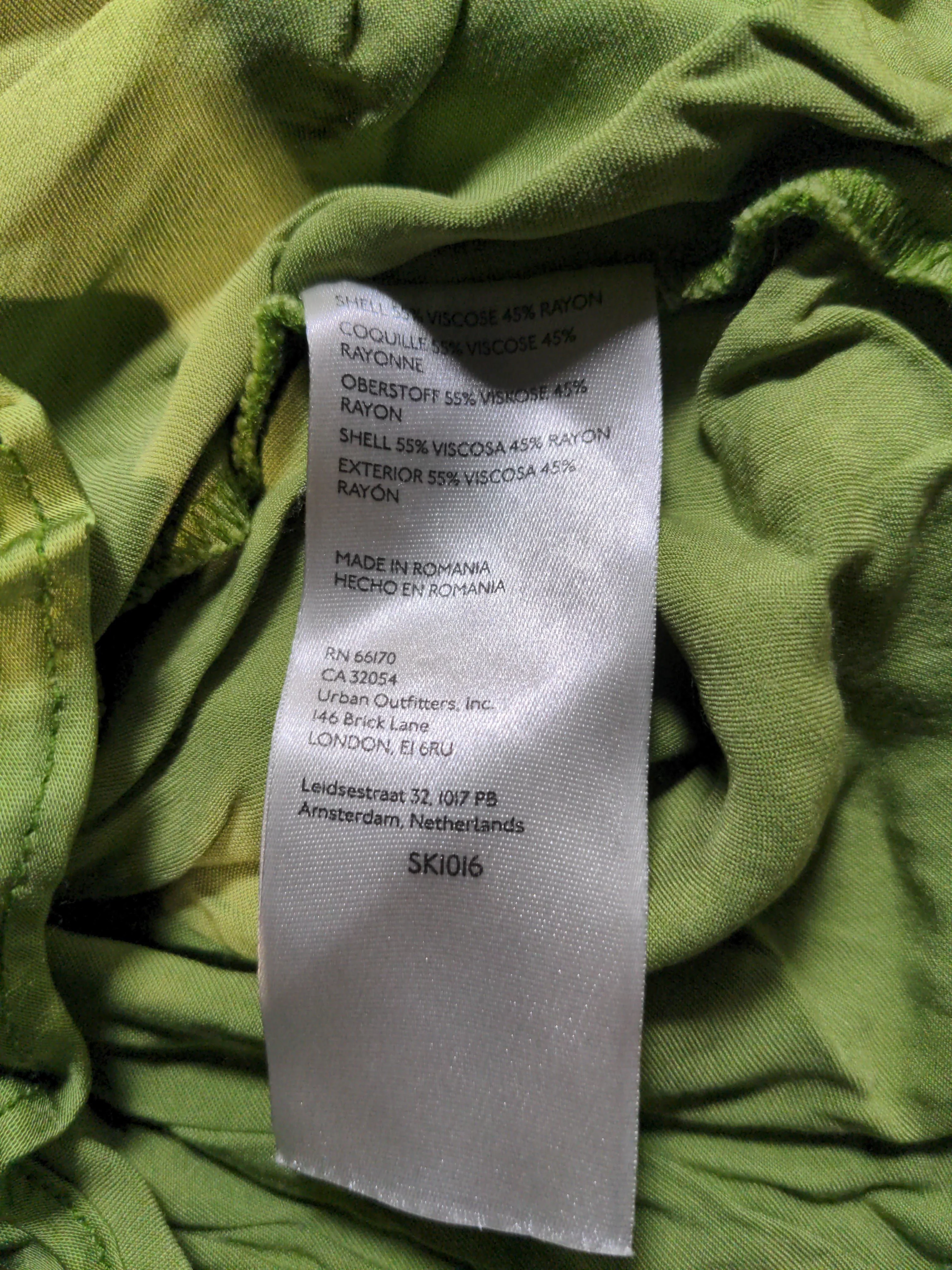 Anthropologie Women's Midi Skirt UK 10 Green Viscose - Image 6
