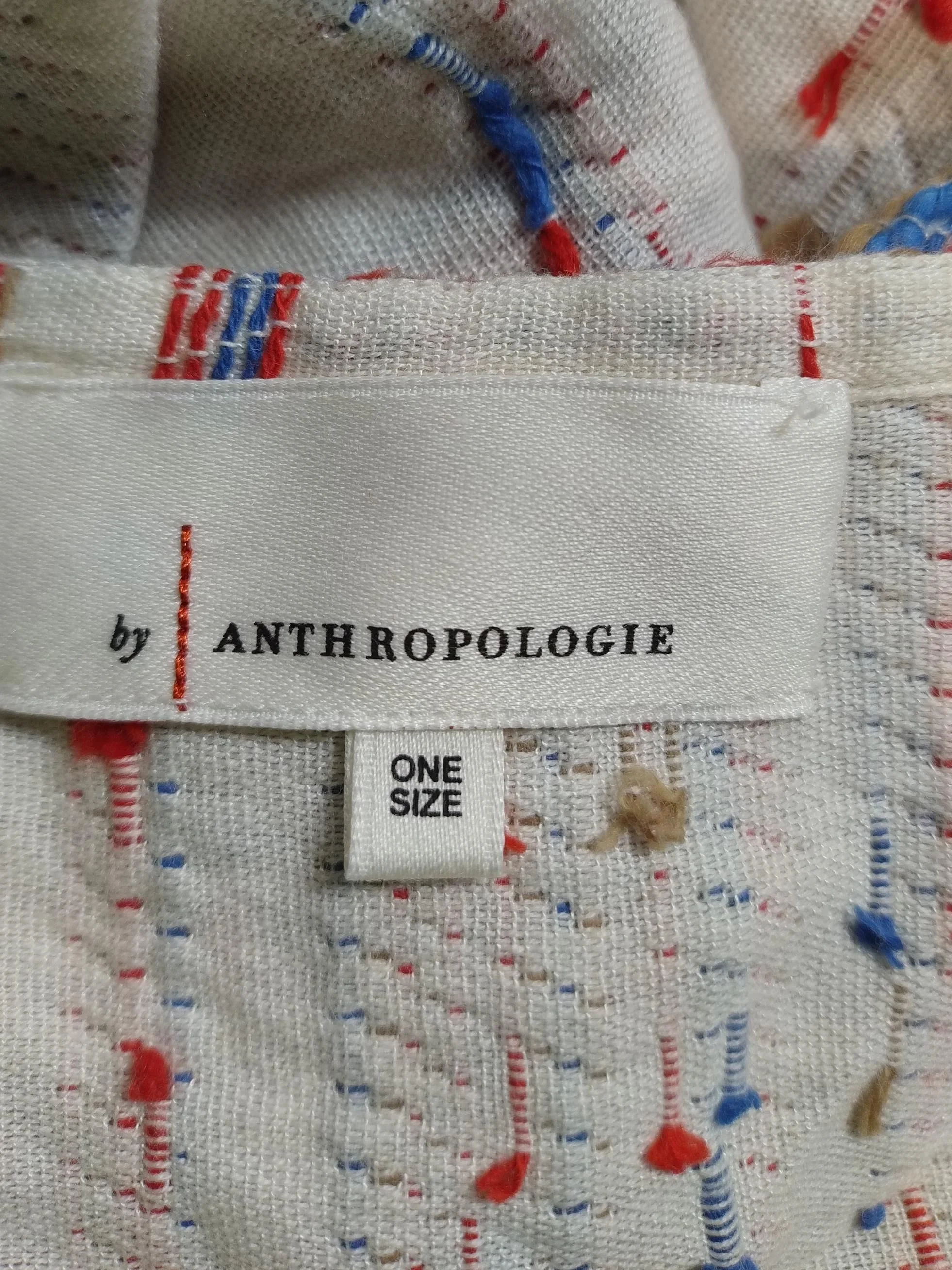 Anthropologie Women's Top M White 100% Cotton Cropped - Image 5