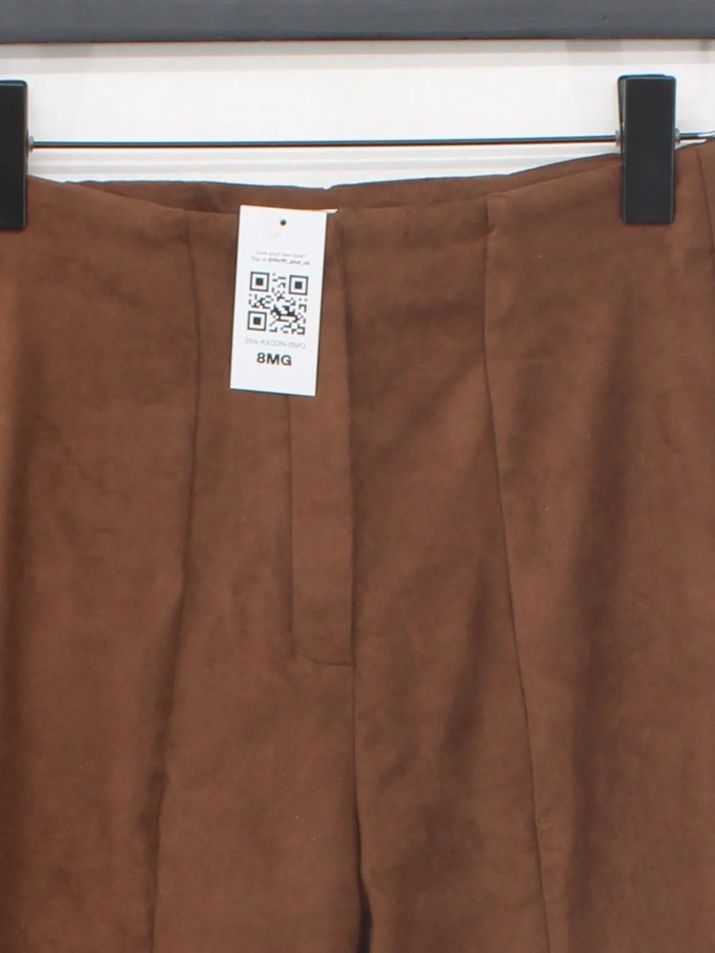 Anthropologie Women's Trousers UK 10 Brown Polyester with Elastane Chino - Image 3