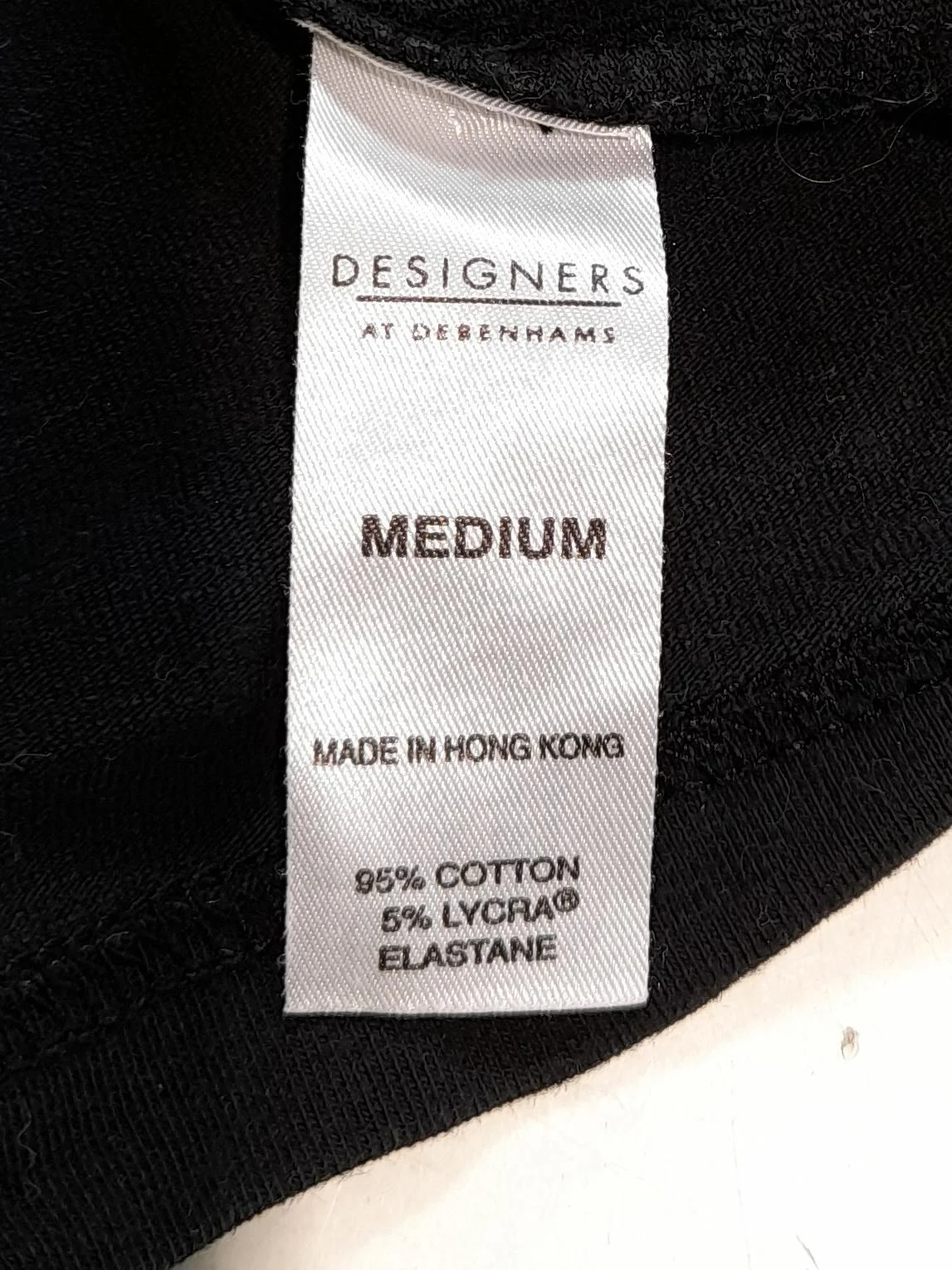 Antoni & Alison Women's T-Shirt M Black Cotton with Elastane Basic - Image 6