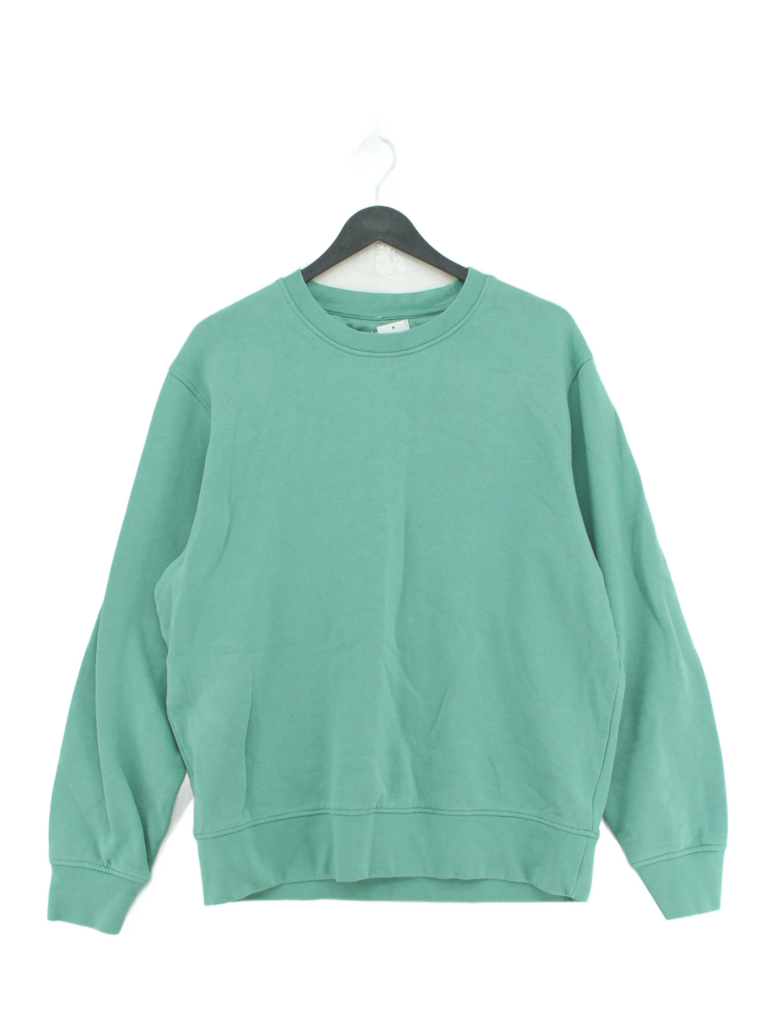 ANYDAY John Lewis Men's Hoodie XL Green 100% Cotton Pullover