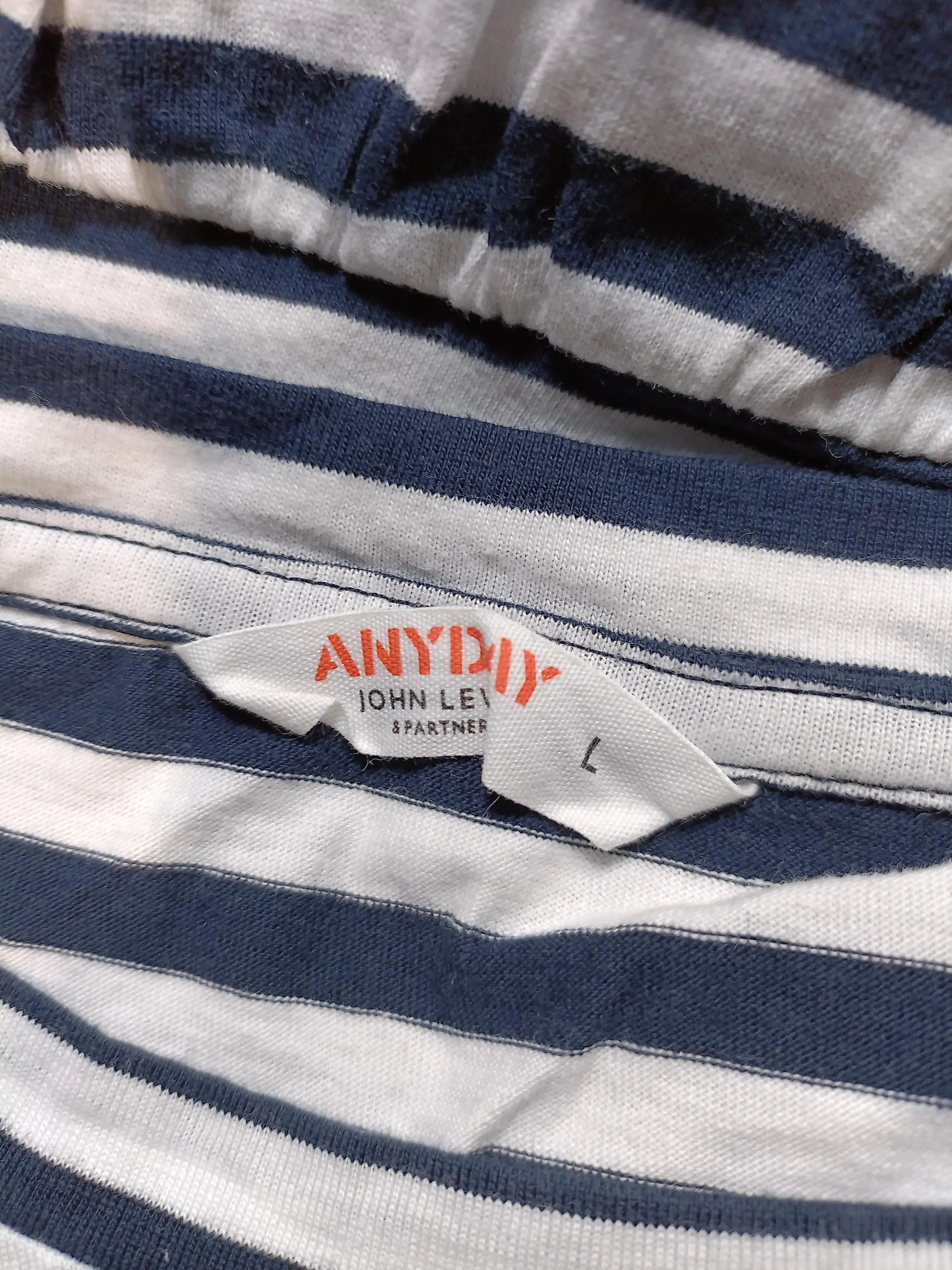 ANYDAY John Lewis T-Shirt Midi Dress L in Blue - Image 8