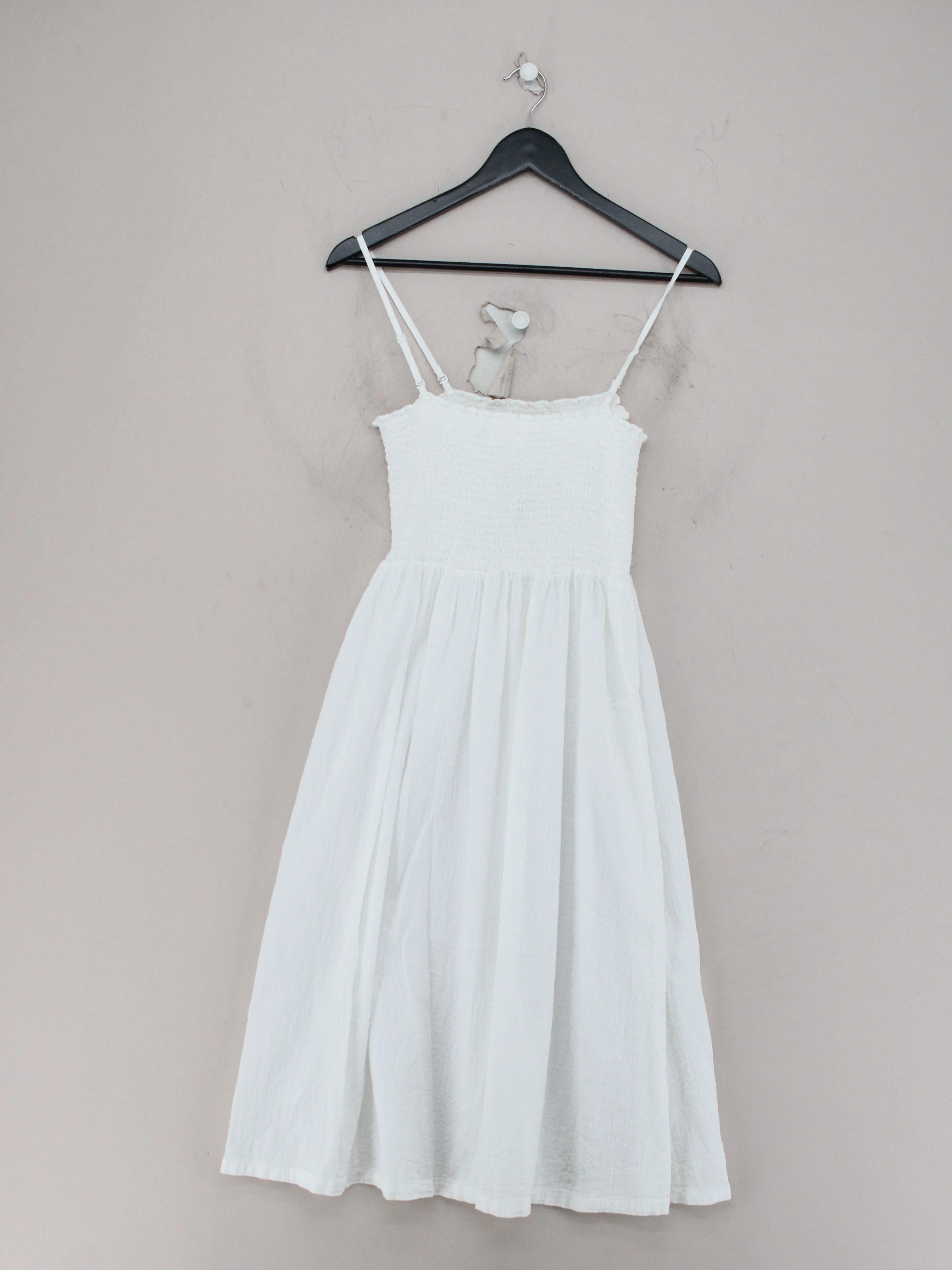 ANYDAY John Lewis Tank Midi Dress M in White - Image 2