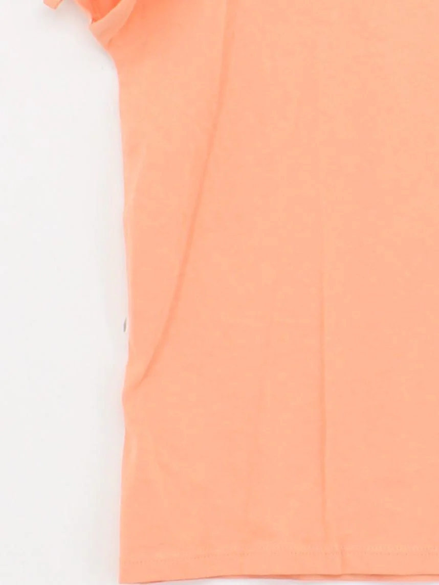 ANYDAY John Lewis Women's T-Shirt M Orange 100% Cotton Basic - Image 4