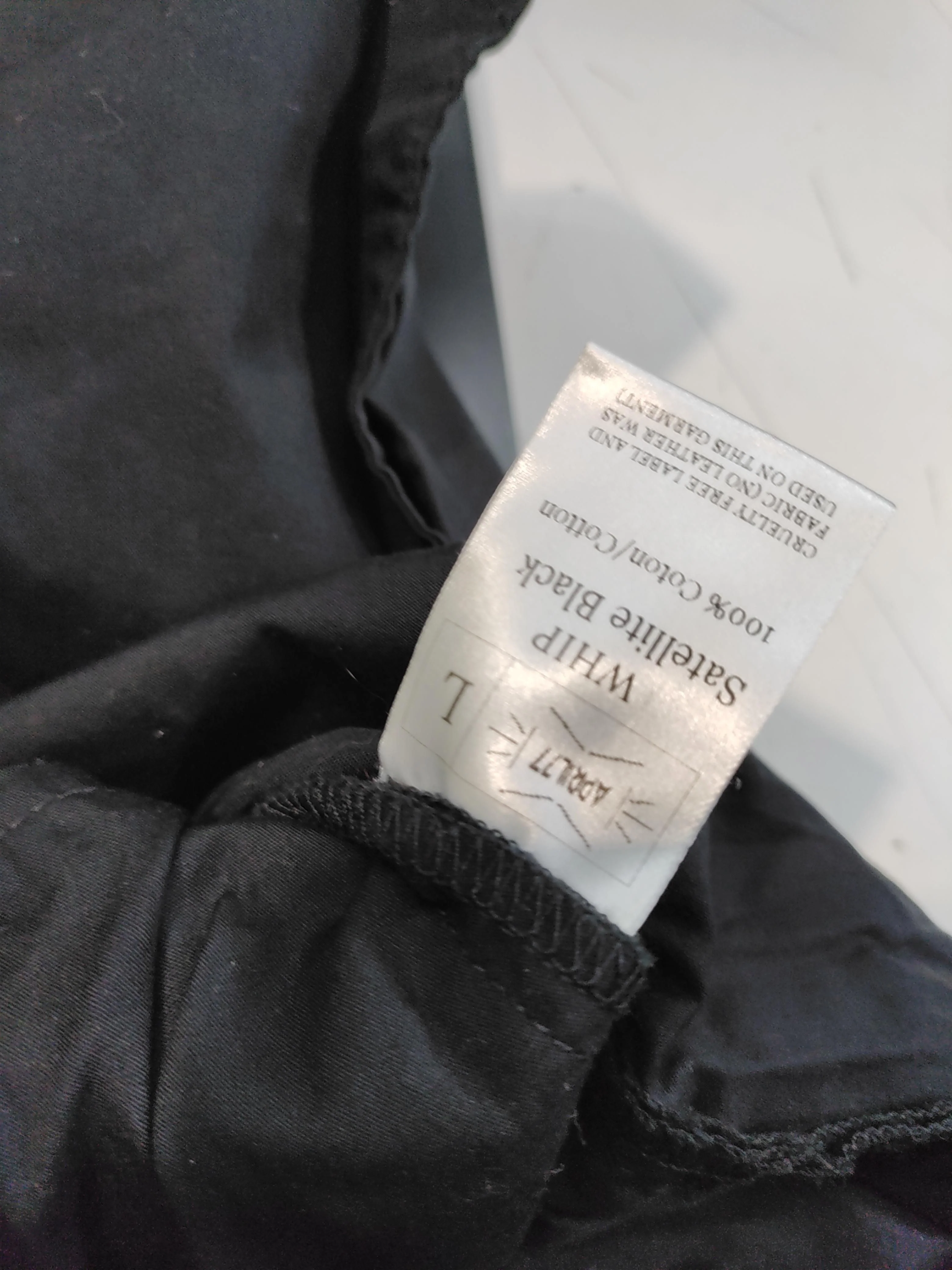 April 77 Men's Trousers L Black 100% Cotton Tapered Chino - Image 7