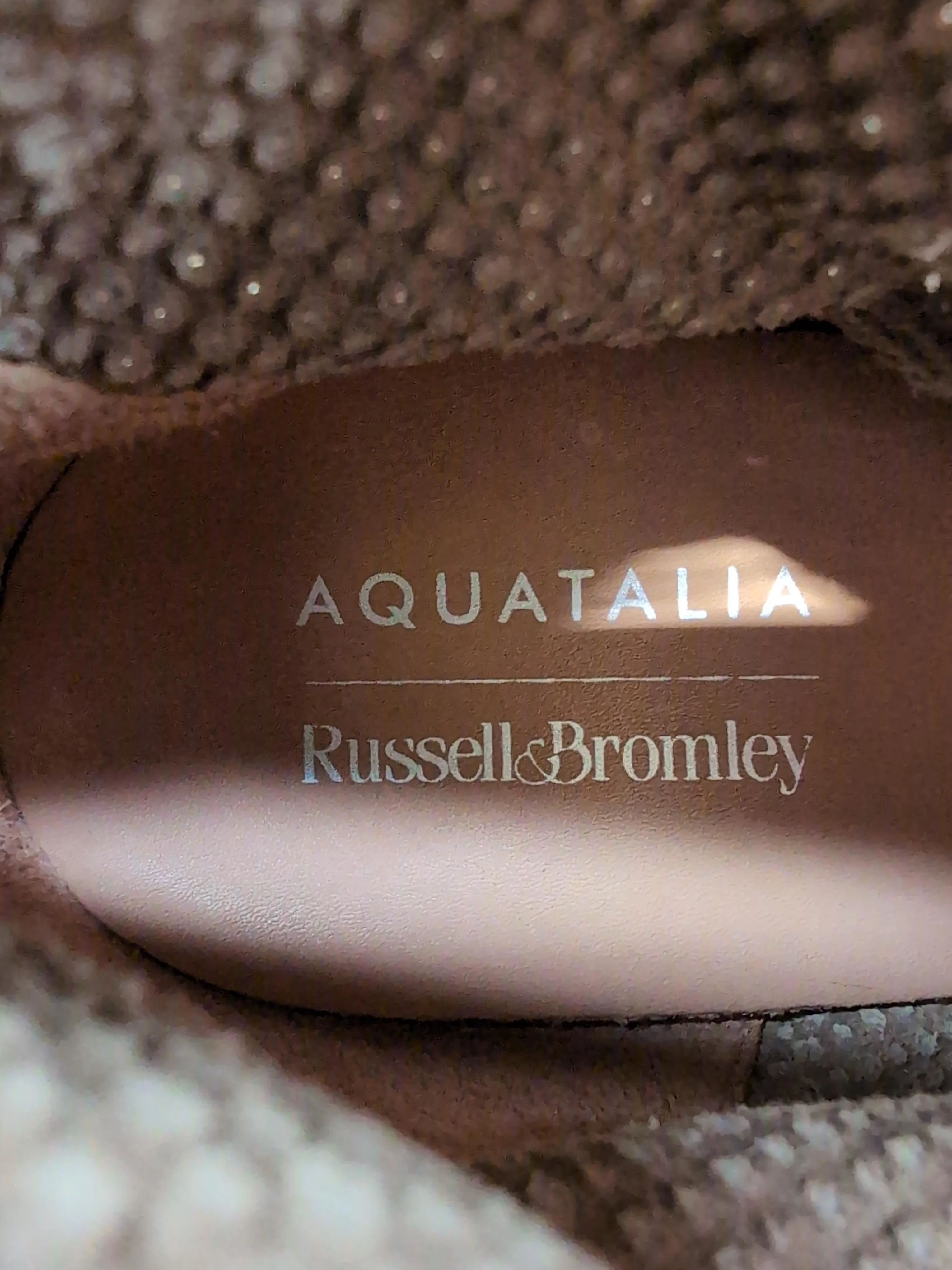 Aquatalia Women's Boots UK 5 Tan 100% Suede Chelsea - Image 8
