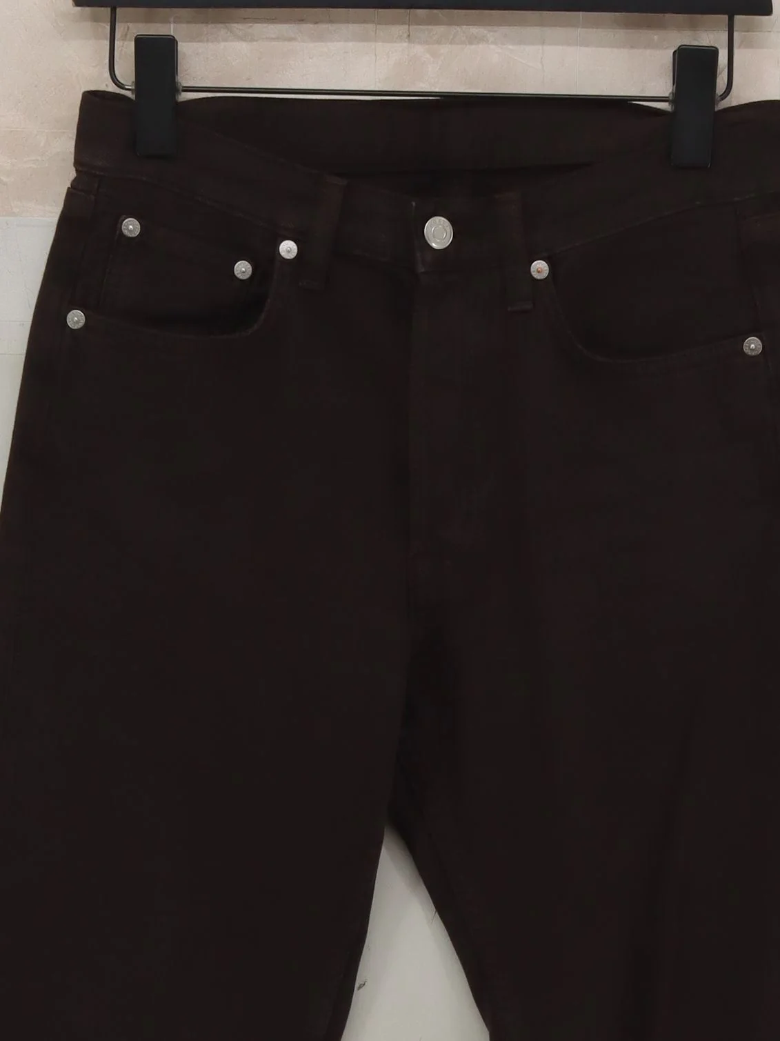 Arket Men's Jeans W 27 in Brown 100% Cotton Straight - Image 3