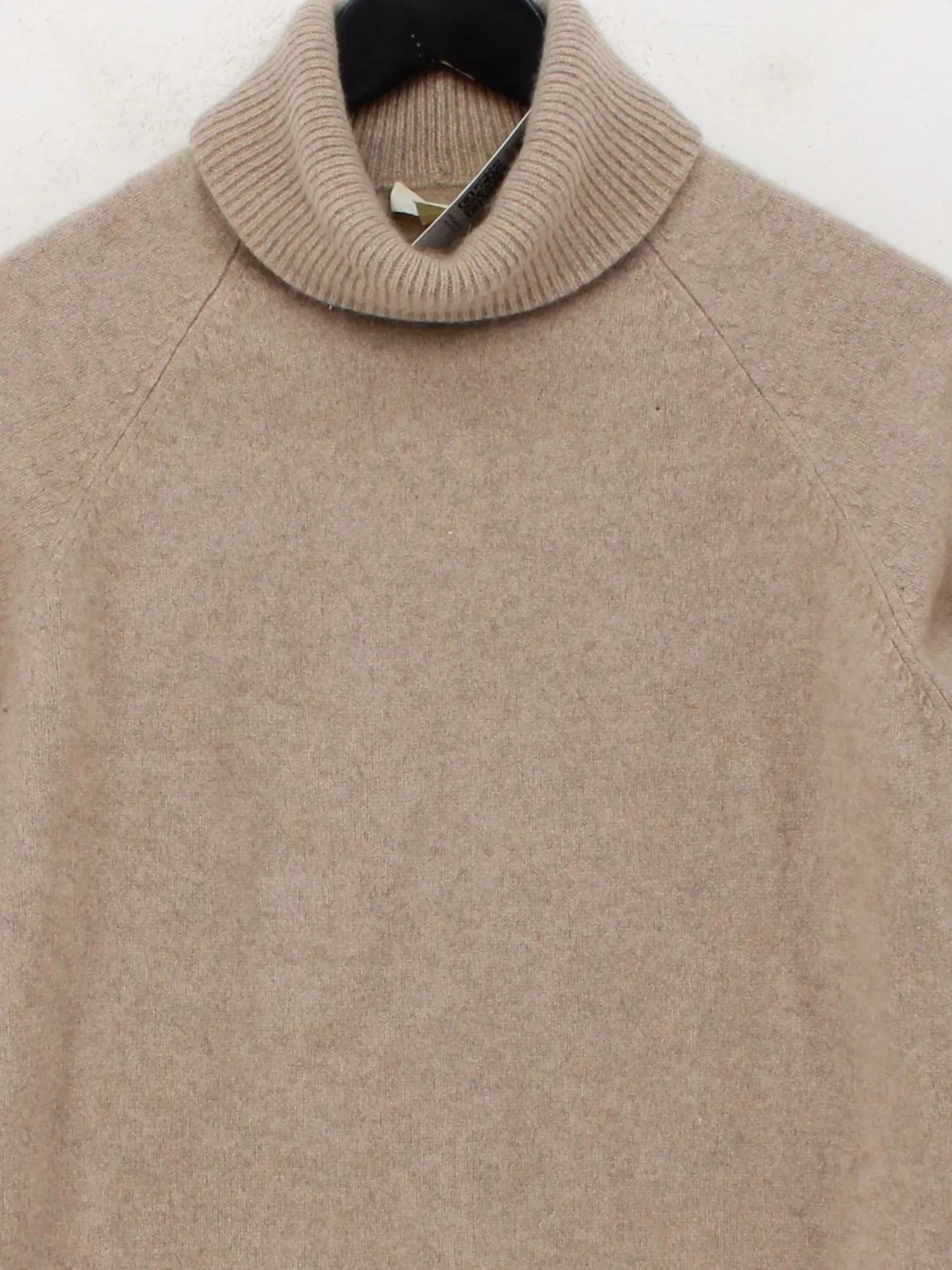 Arket Women's Jumper S Brown Wool with Cashmere Roll Neck Pullover - Image 3