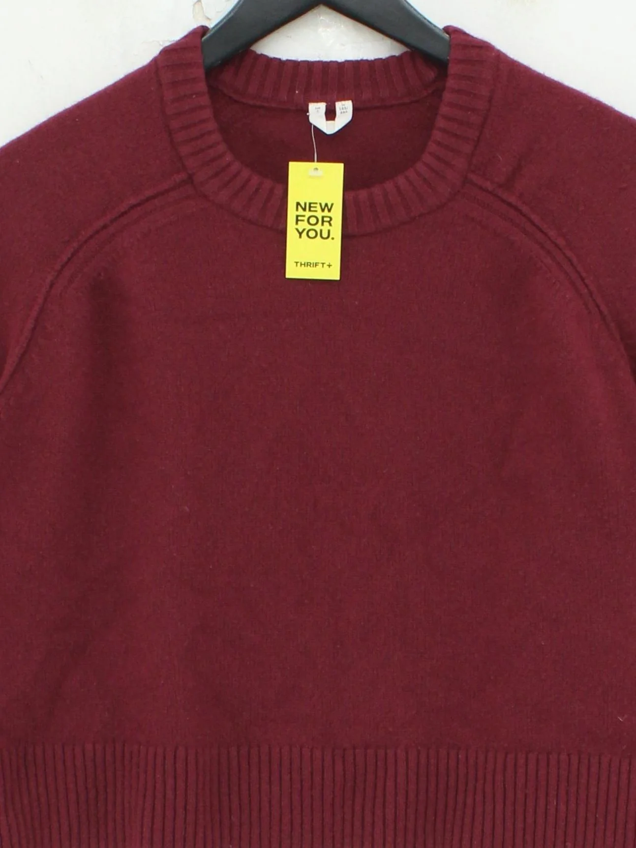 Arket Women's Jumper S Red 100% Wool Crew Neck Pullover - Image 3