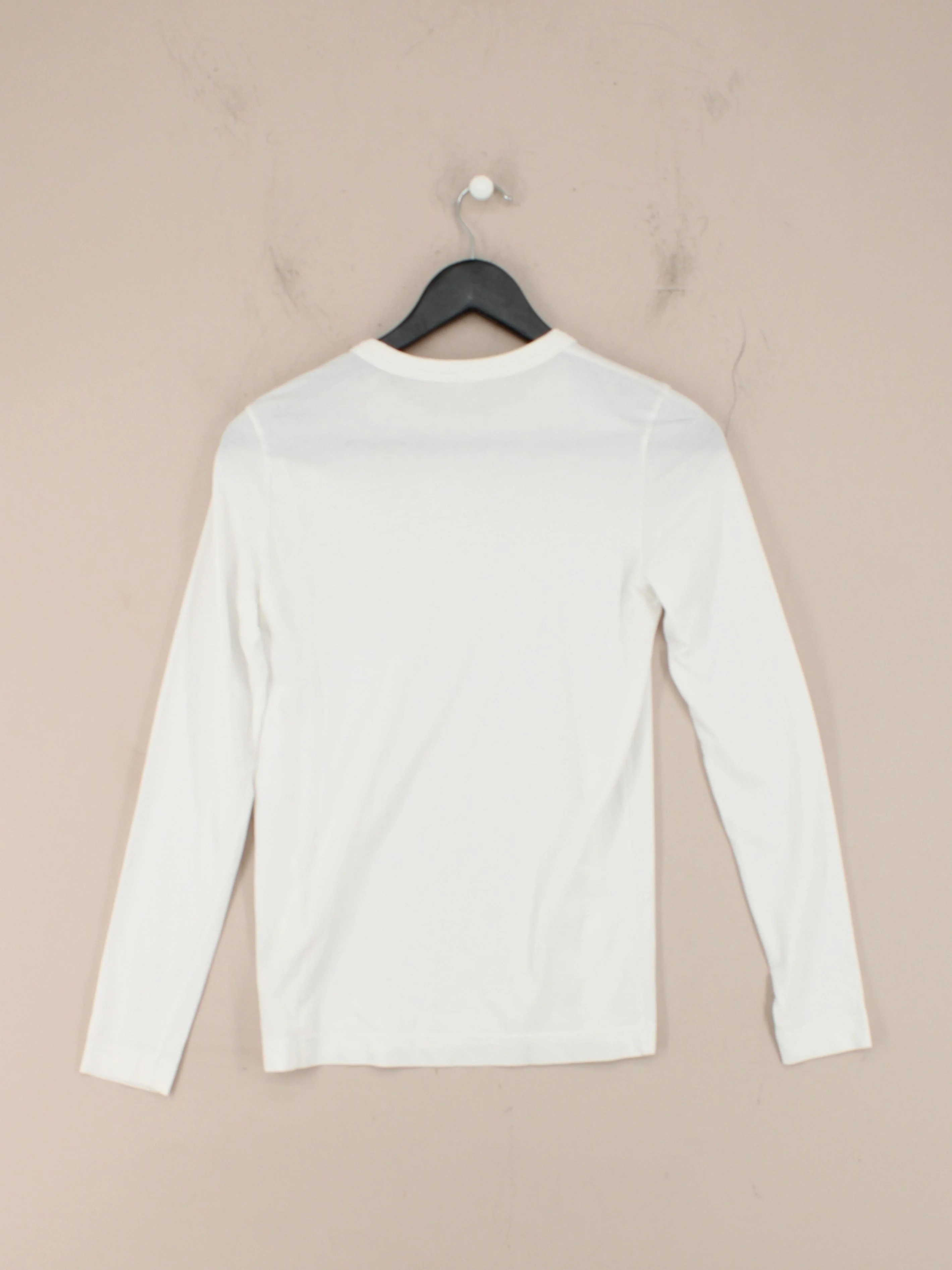 Arket Women's T-Shirt XS White 100% Cotton Short Sleeve Crew Neck Basic - Image 2