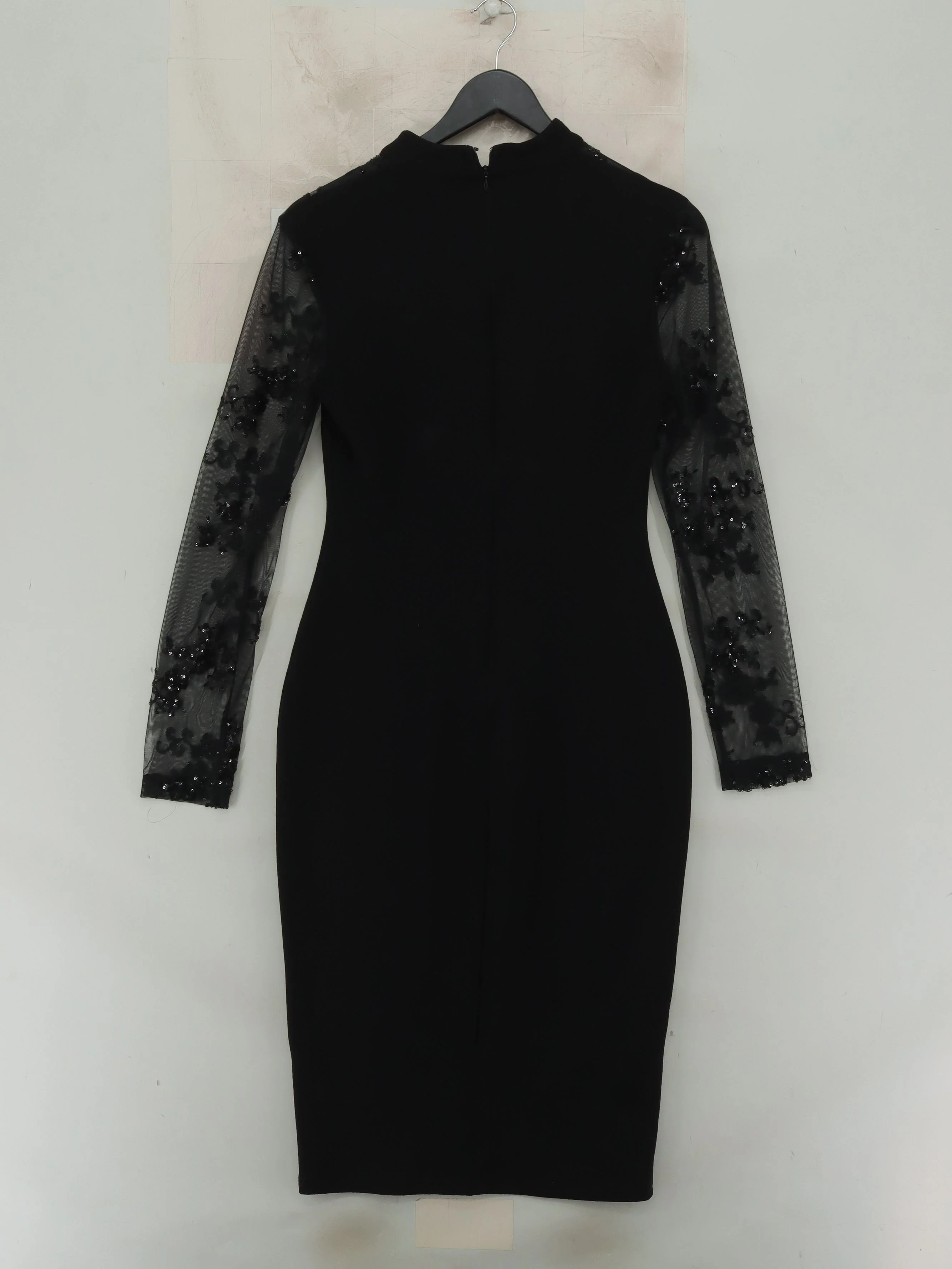 Armani Exchange Bodycon Midi Dress UK10 in Black - Image 2