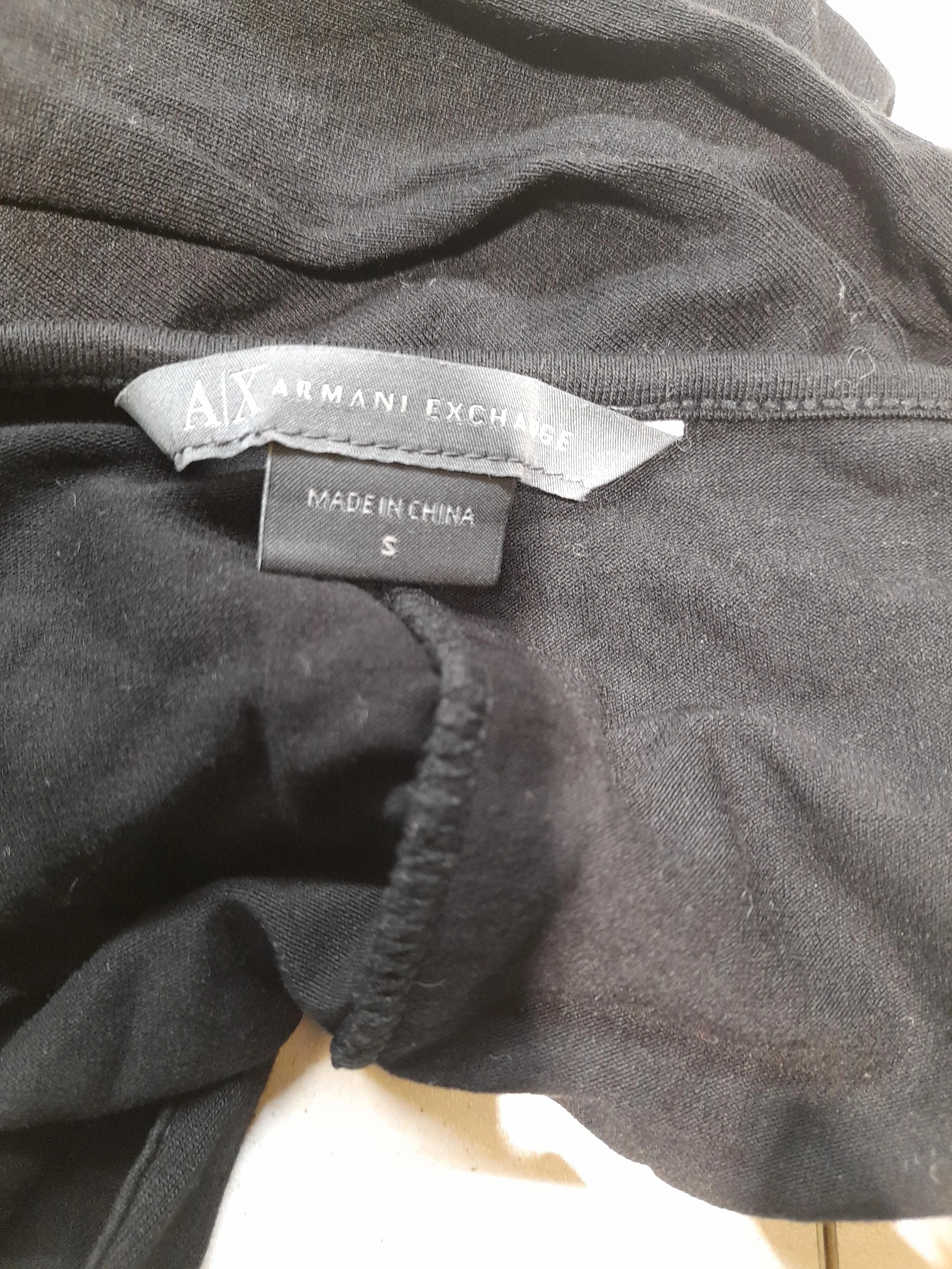 Armani Exchange Bodycon Mini Dress S in Black - Image 5