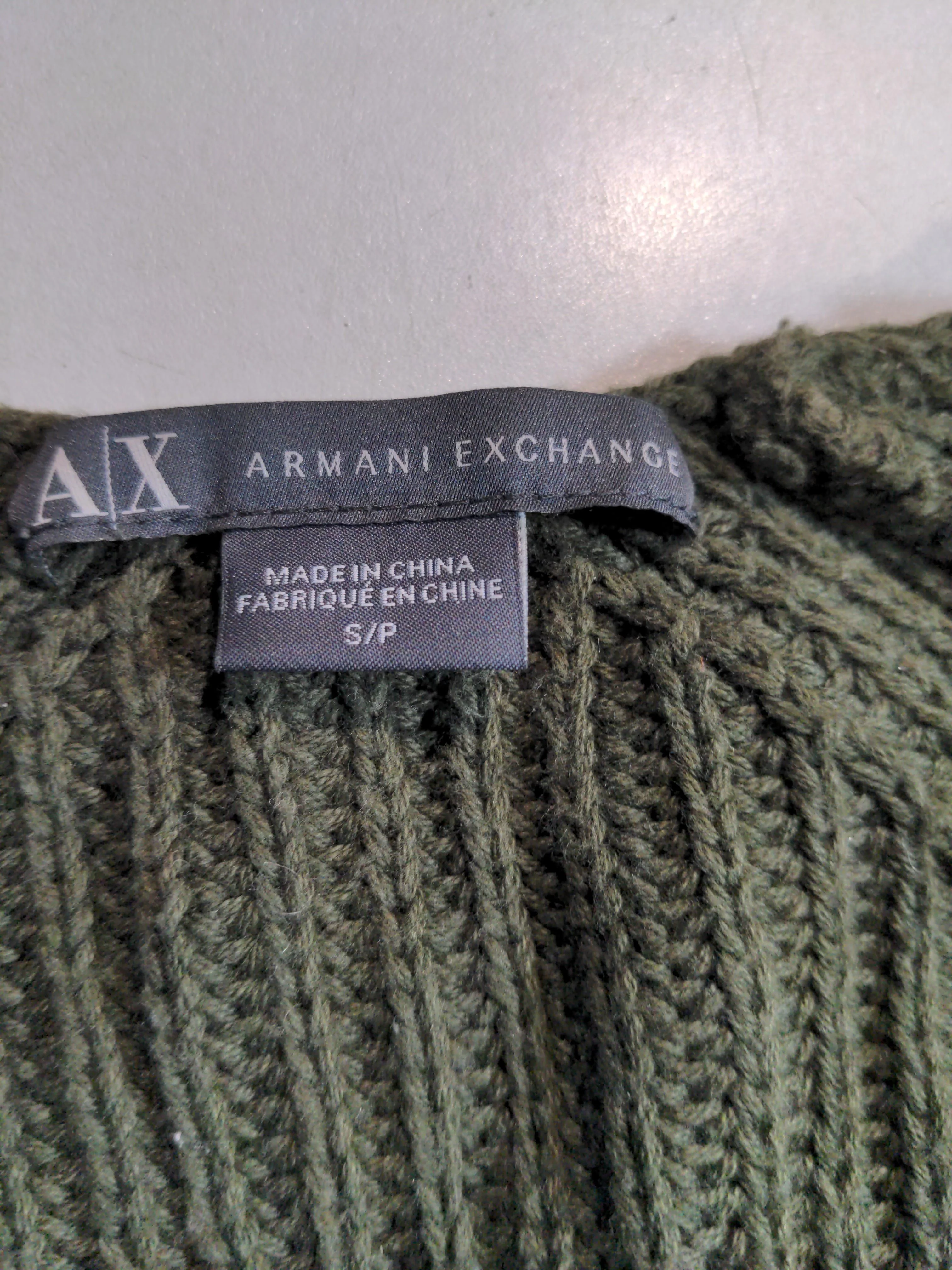 Armani Exchange Women's Cardigan S Green 100% Other V-Neck Cardigan - Image 6