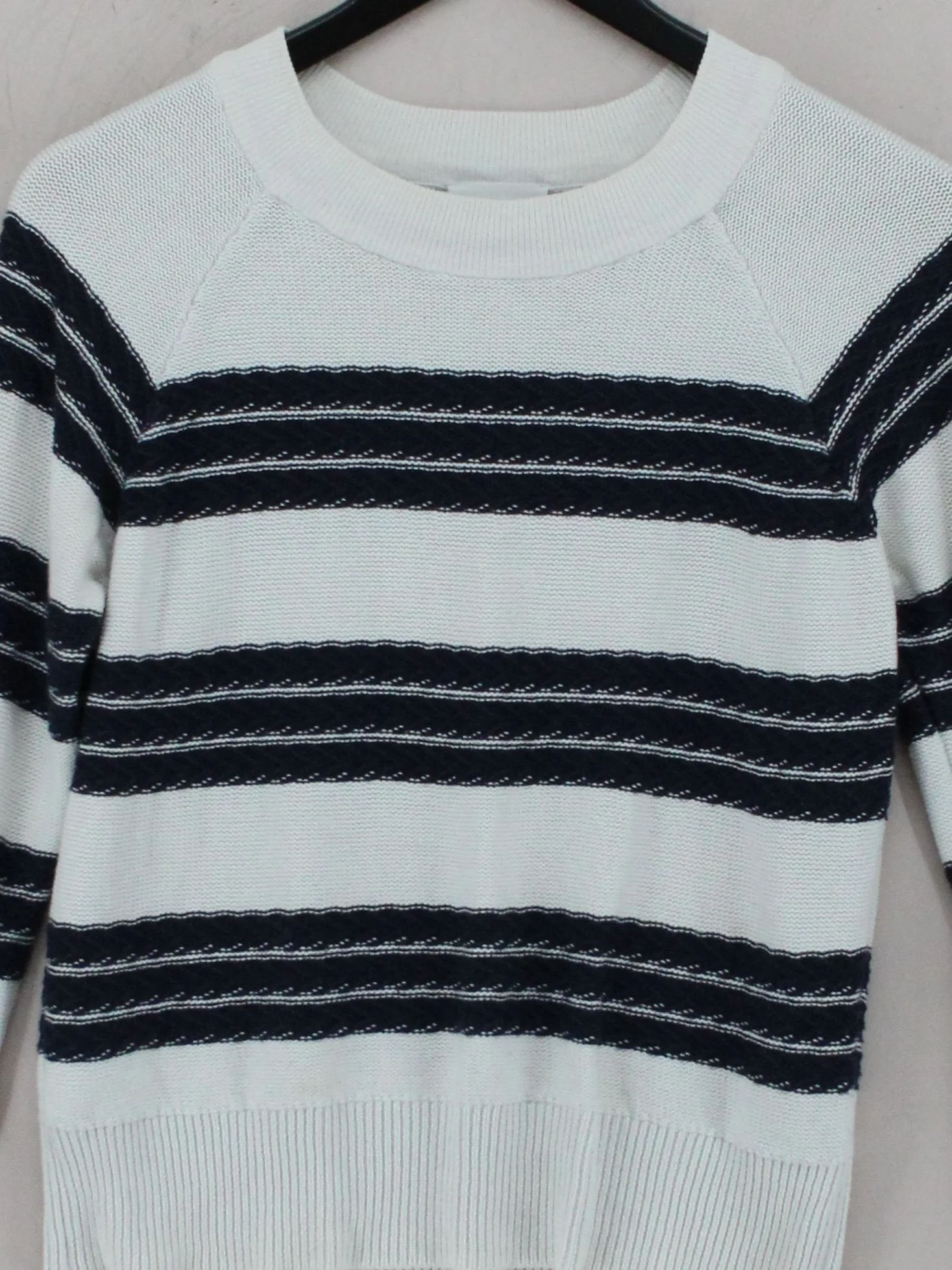 Armedangels Women's Jumper XS Multi Striped 100% Cotton Crew Neck Pullover - Image 3