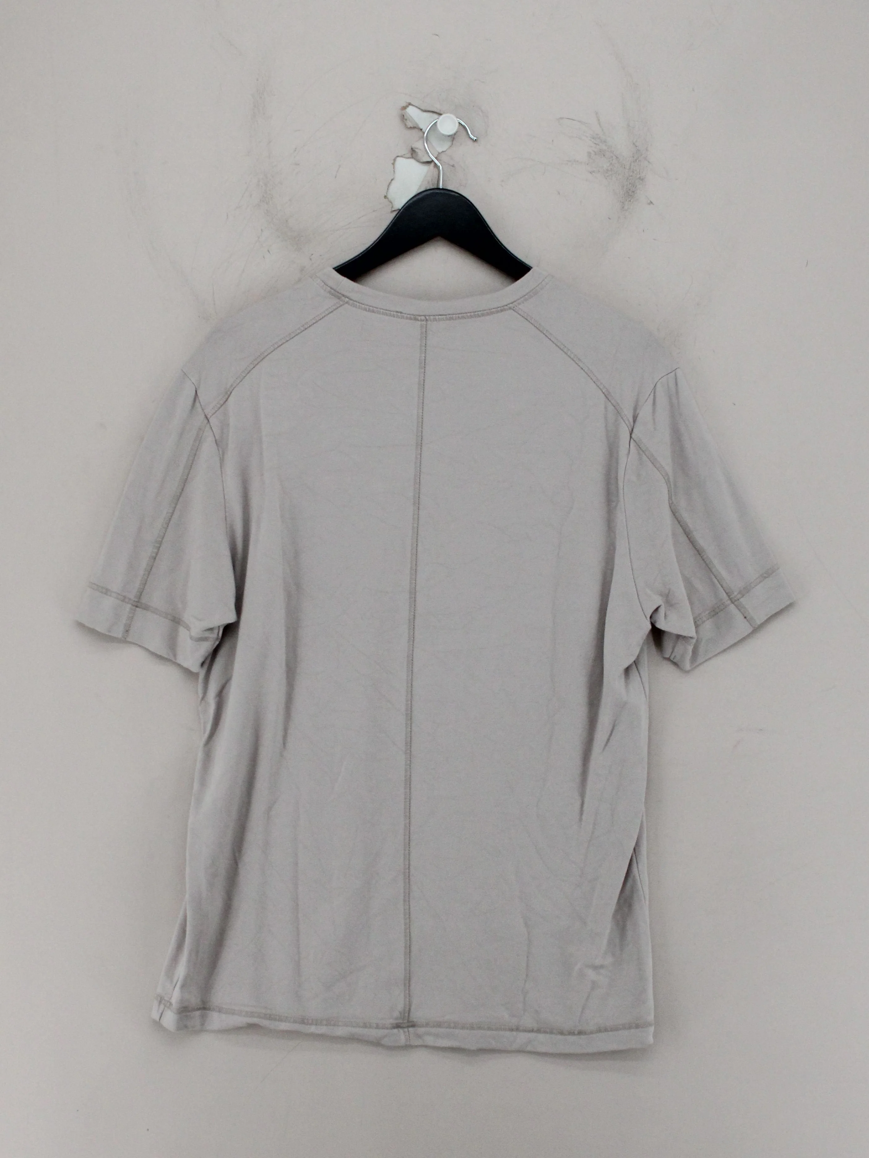 Arne Men's T-Shirt XL Cream Viscose with Elastane Basic - Image 2