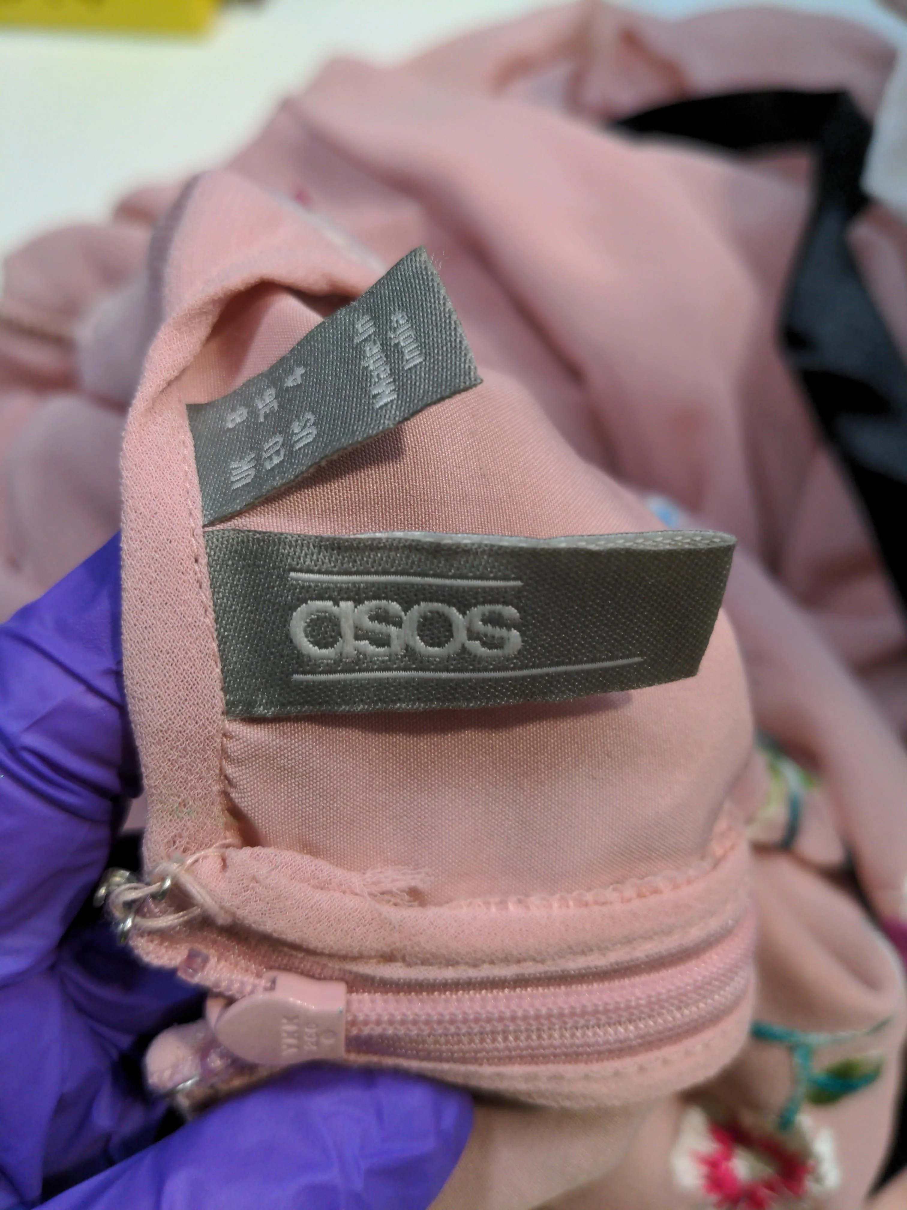 Asos A-Line Midi Dress UK8 in Pink - Image 5