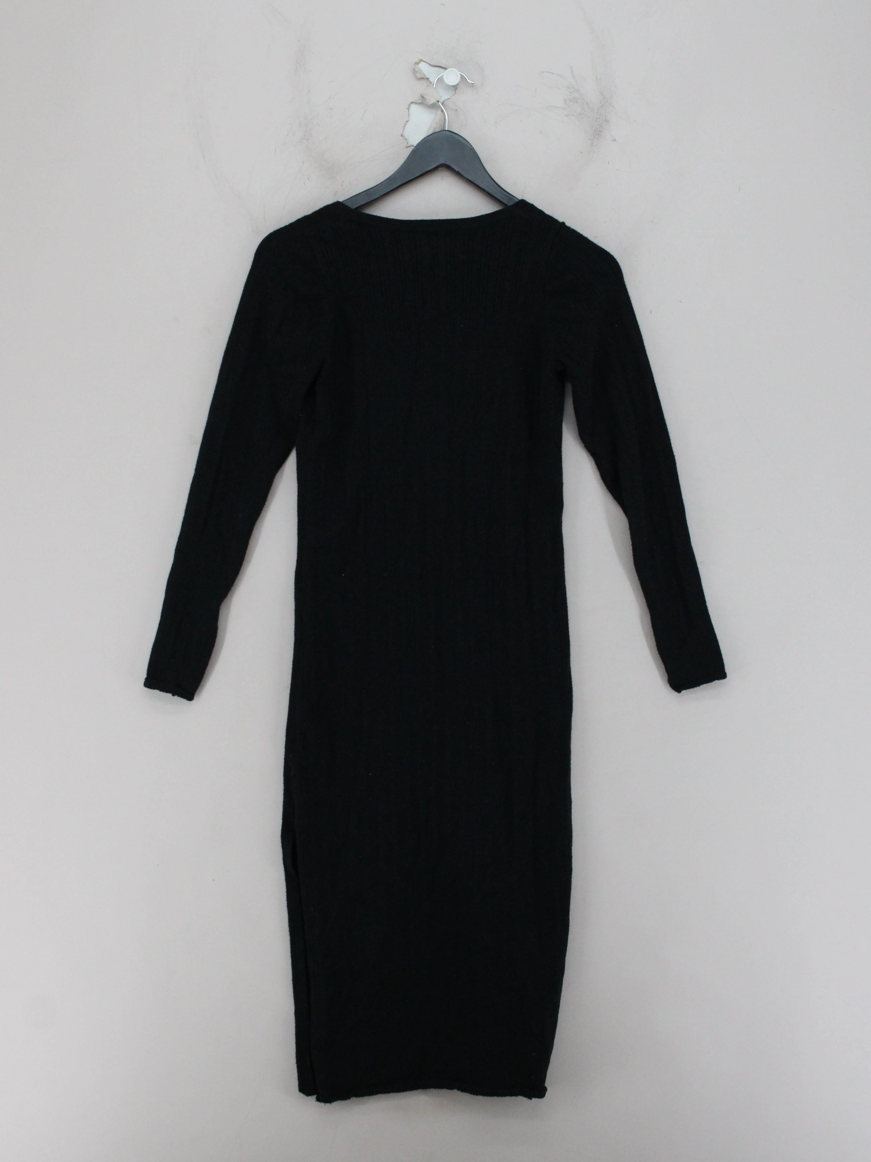 Asos Design Bodycon Midi Dress UK8 in Black - Image 2
