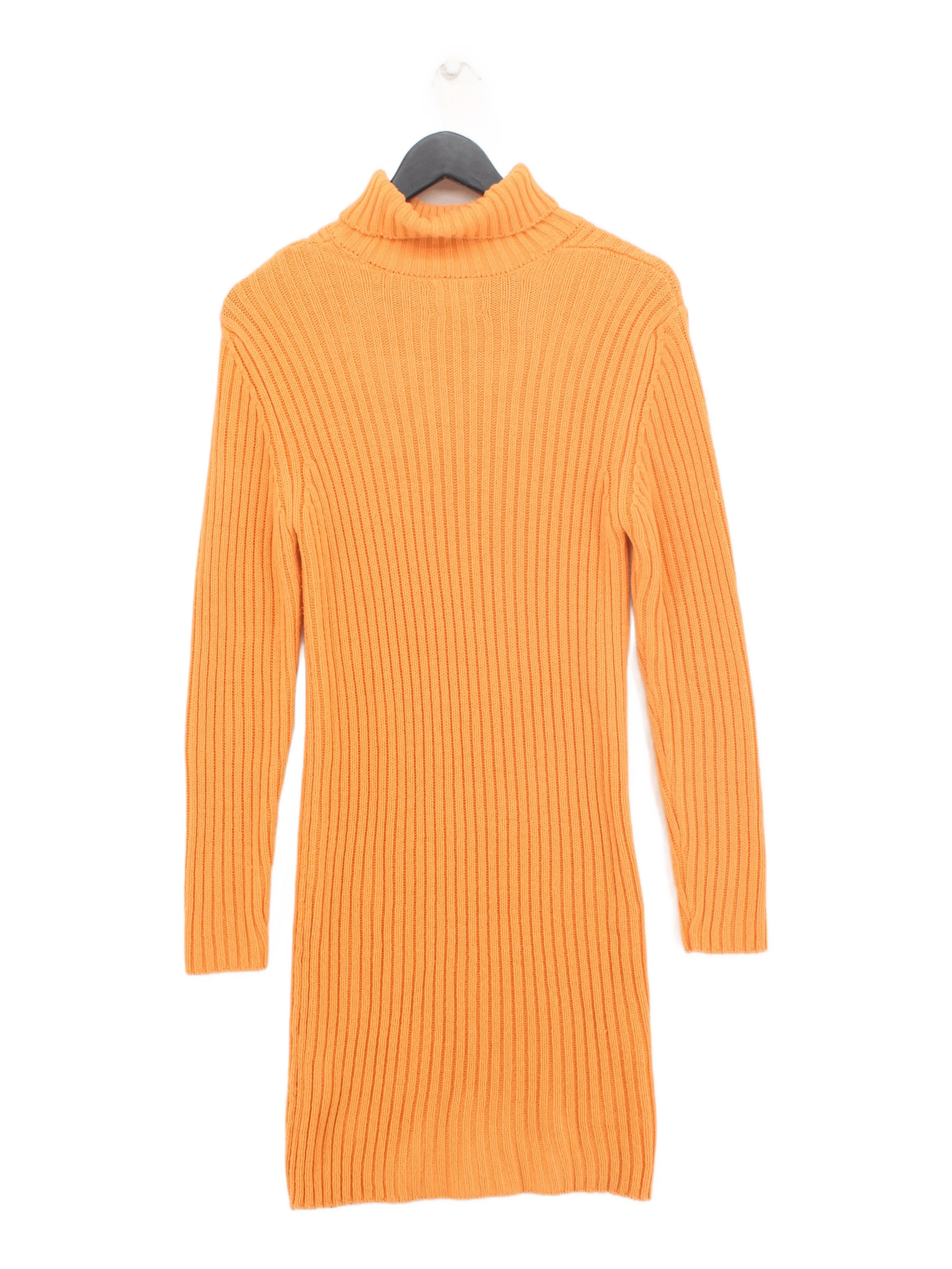 Asos Design Jumper Mini Dress UK12 in Orange