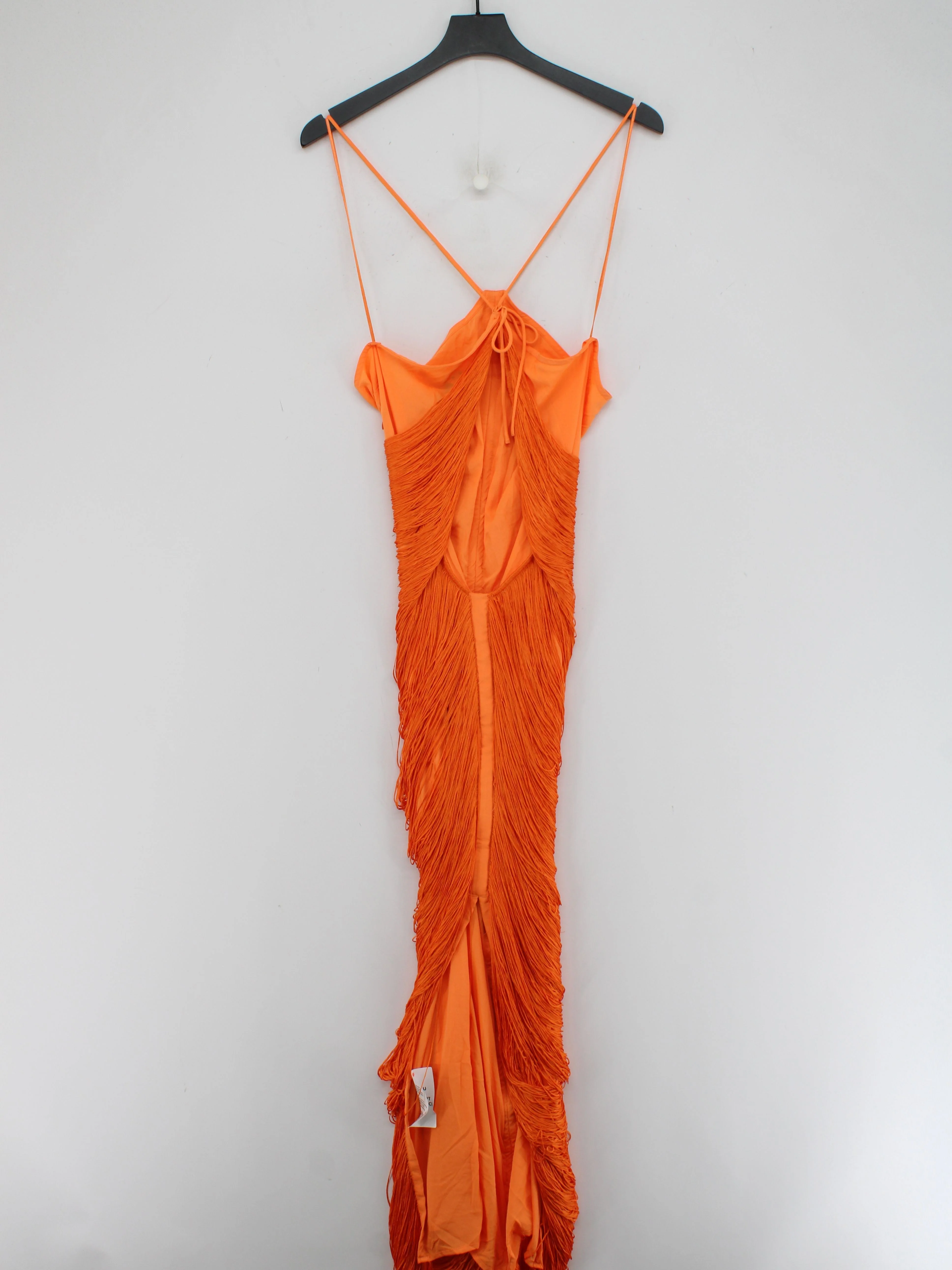 Asos Design Maxi Dress UK14 in Orange - Image 2
