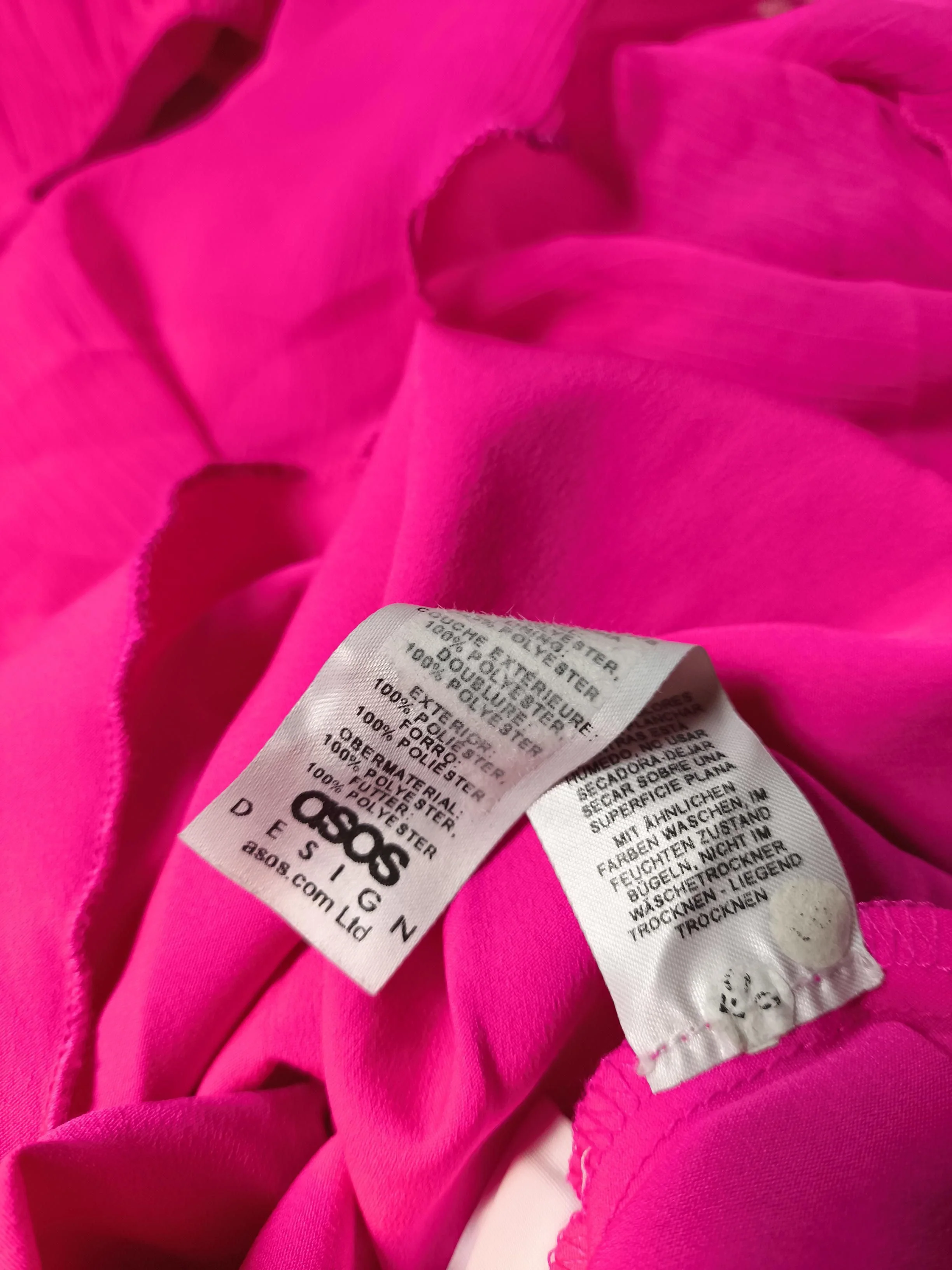 Asos Design Maxi Dress UK8 in Pink - Image 7