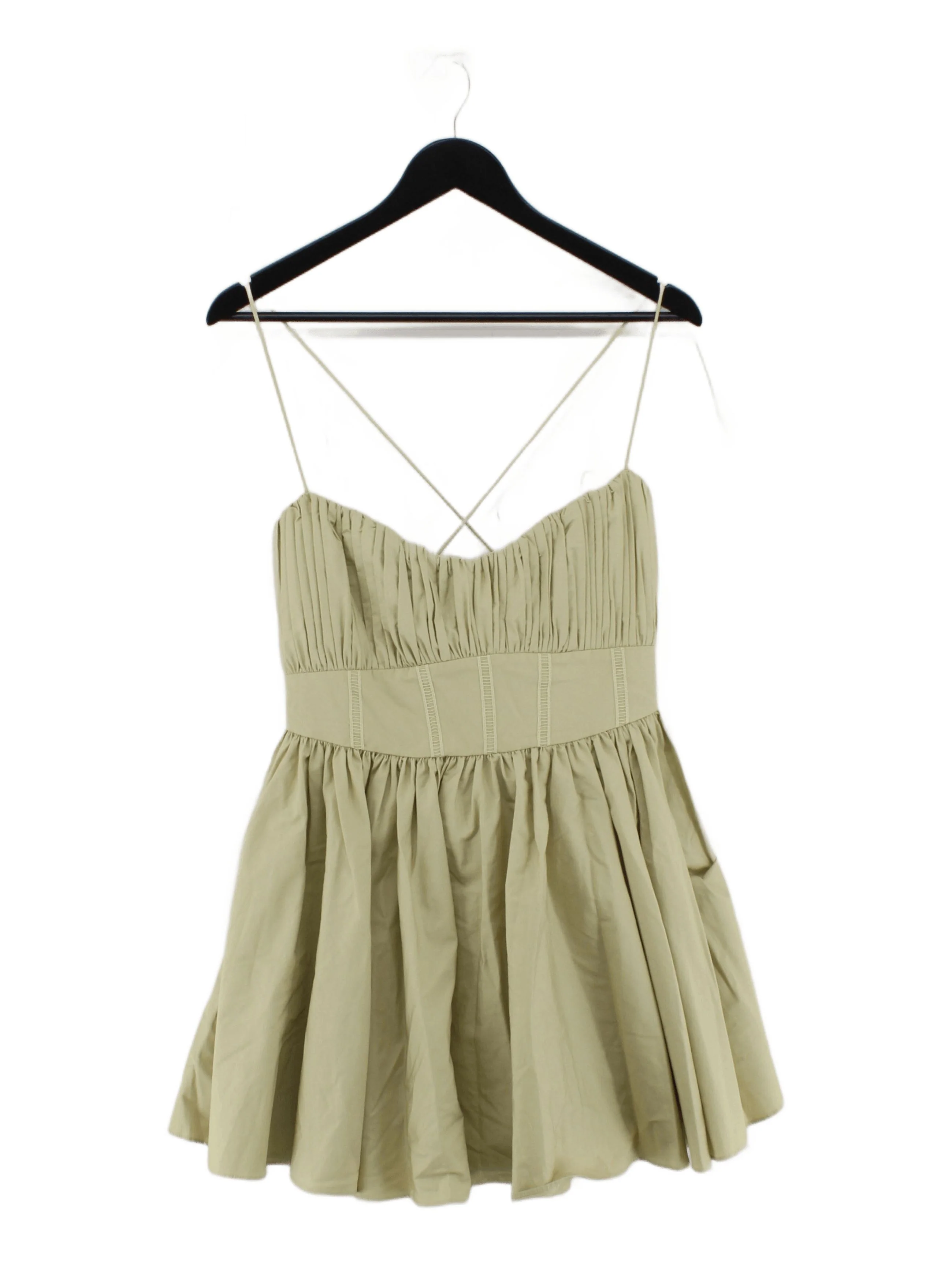 Asos Design Mini Dress UK12 in Yellow