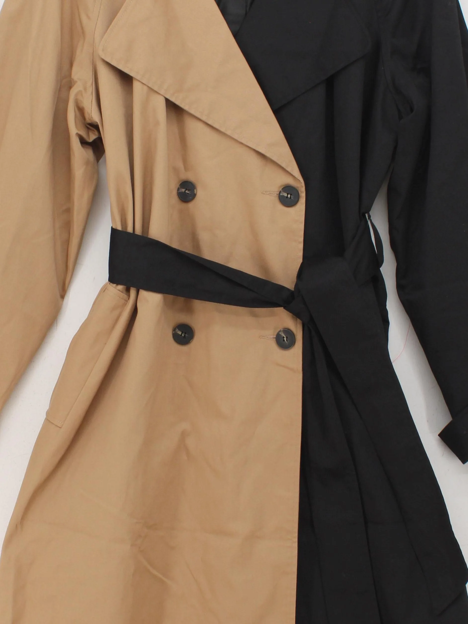 Asos Design Women's Coat UK 16 Multi 100% Polyester Trench Coat - Image 3