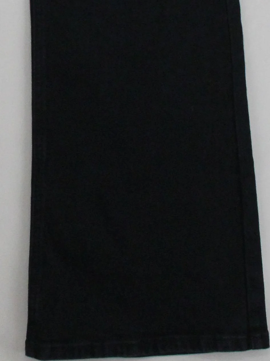 Asos Design Women's Jeans W 32 in; L 30 in Black Cotton with Elastane Flared - Image 4