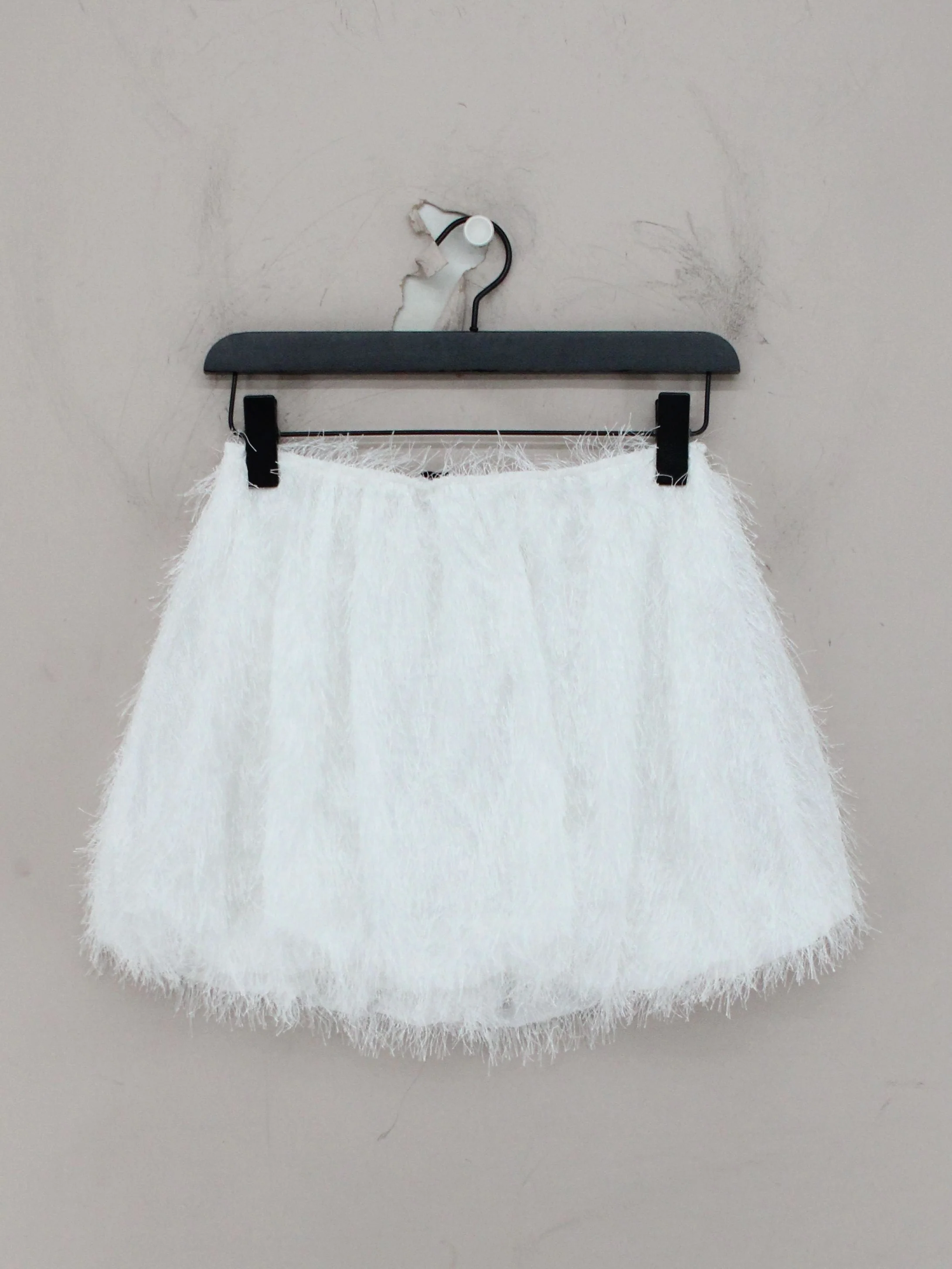 Asos Design Women's Mini Skirt UK 12 White 100% Polyester Short Mini - Image 2