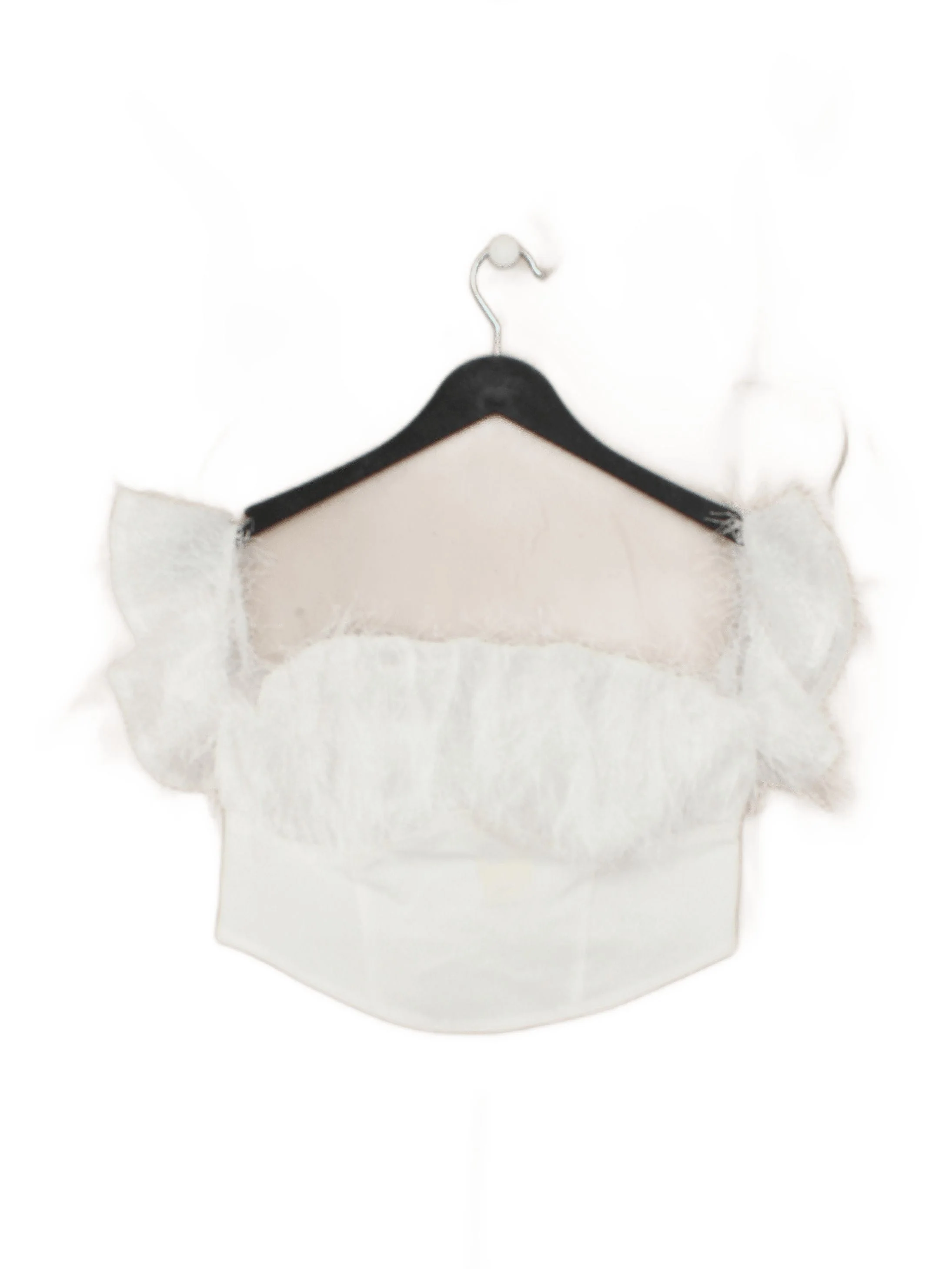 Asos Design Women's Top UK 10 White Viscose