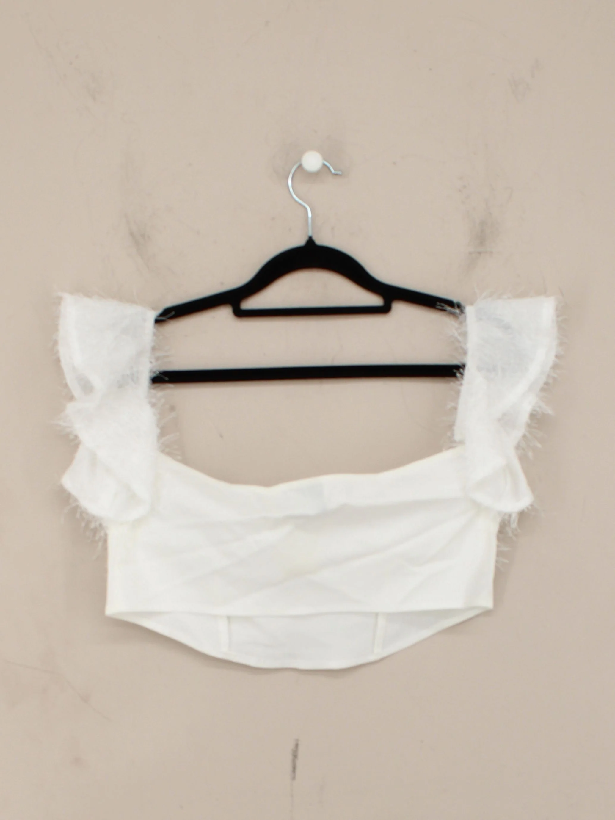 Asos Design Women's Top UK 14 White Viscose - Image 2
