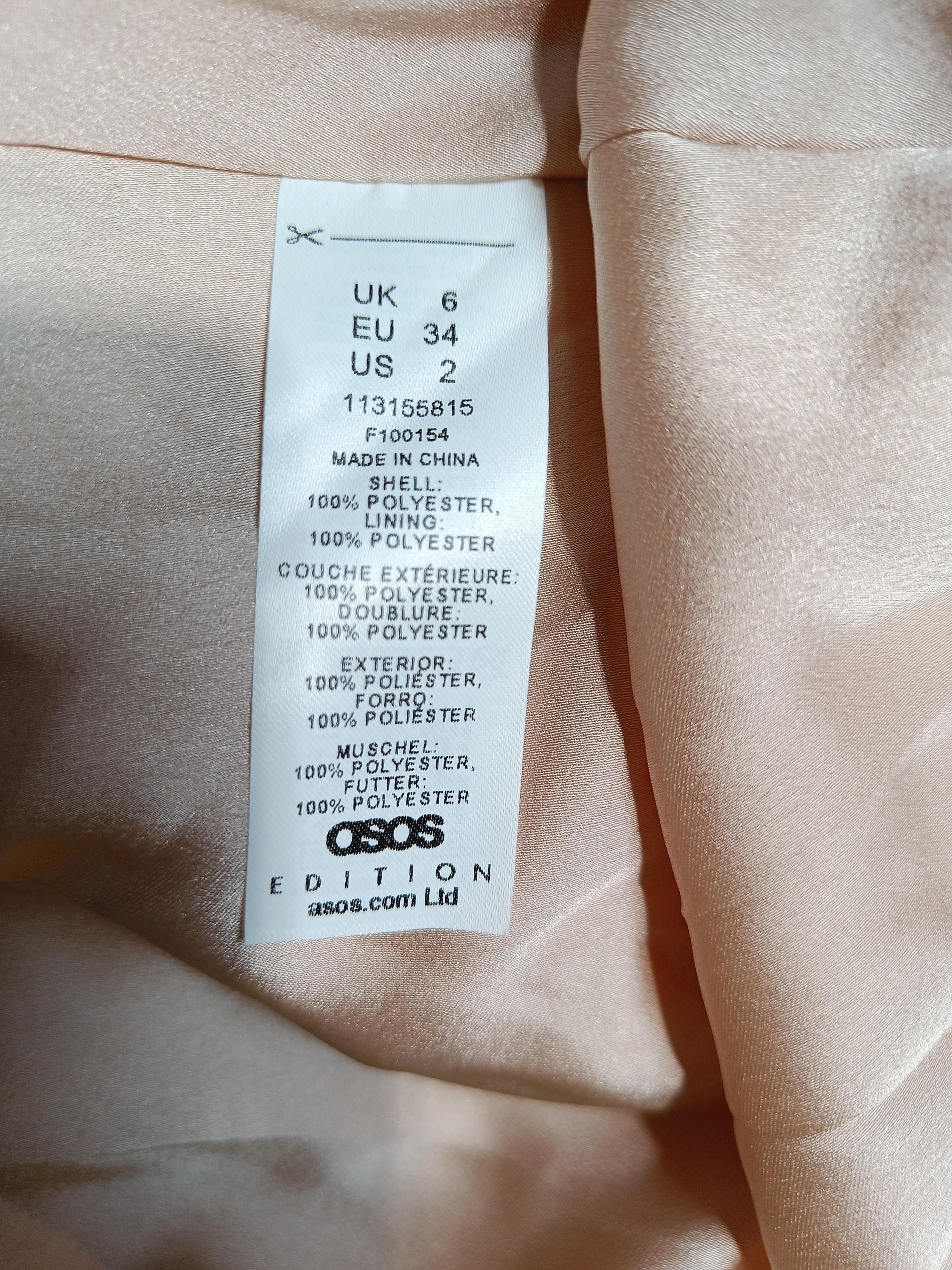 Asos Edition Maxi Dress UK6 in Cream - Image 6