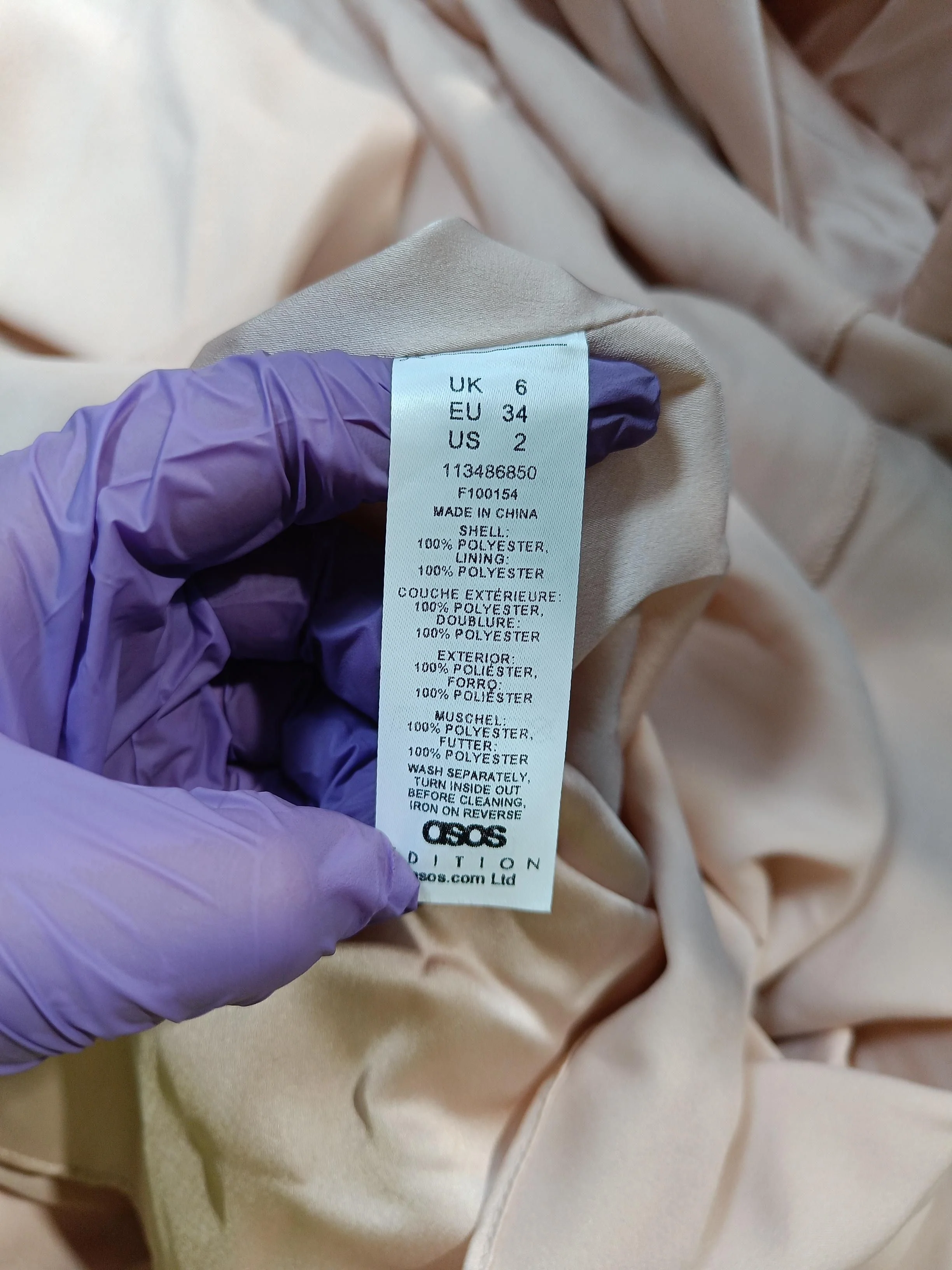 Asos Edition Maxi Dress UK6 in Pink - Image 6