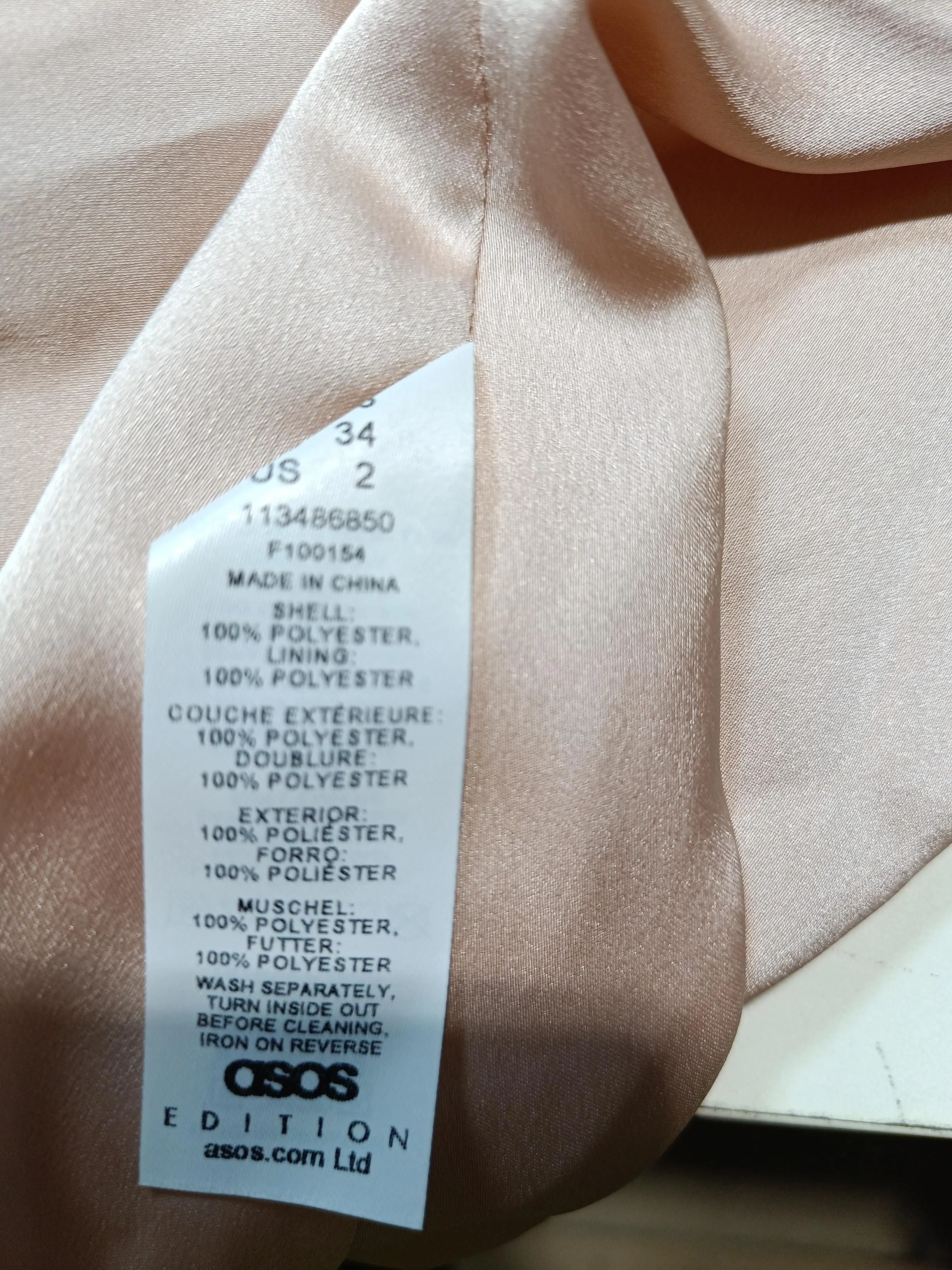 Asos Edition Maxi Dress UK6 in Pink - Image 6