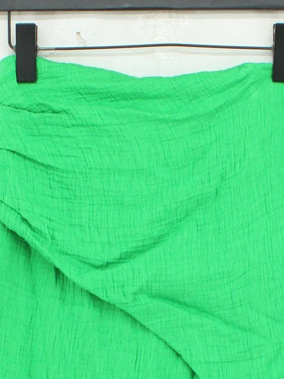 Asos Edition Women's Midi Skirt UK 10 Green Viscose with Polyamide Midi Wrap - Image 3