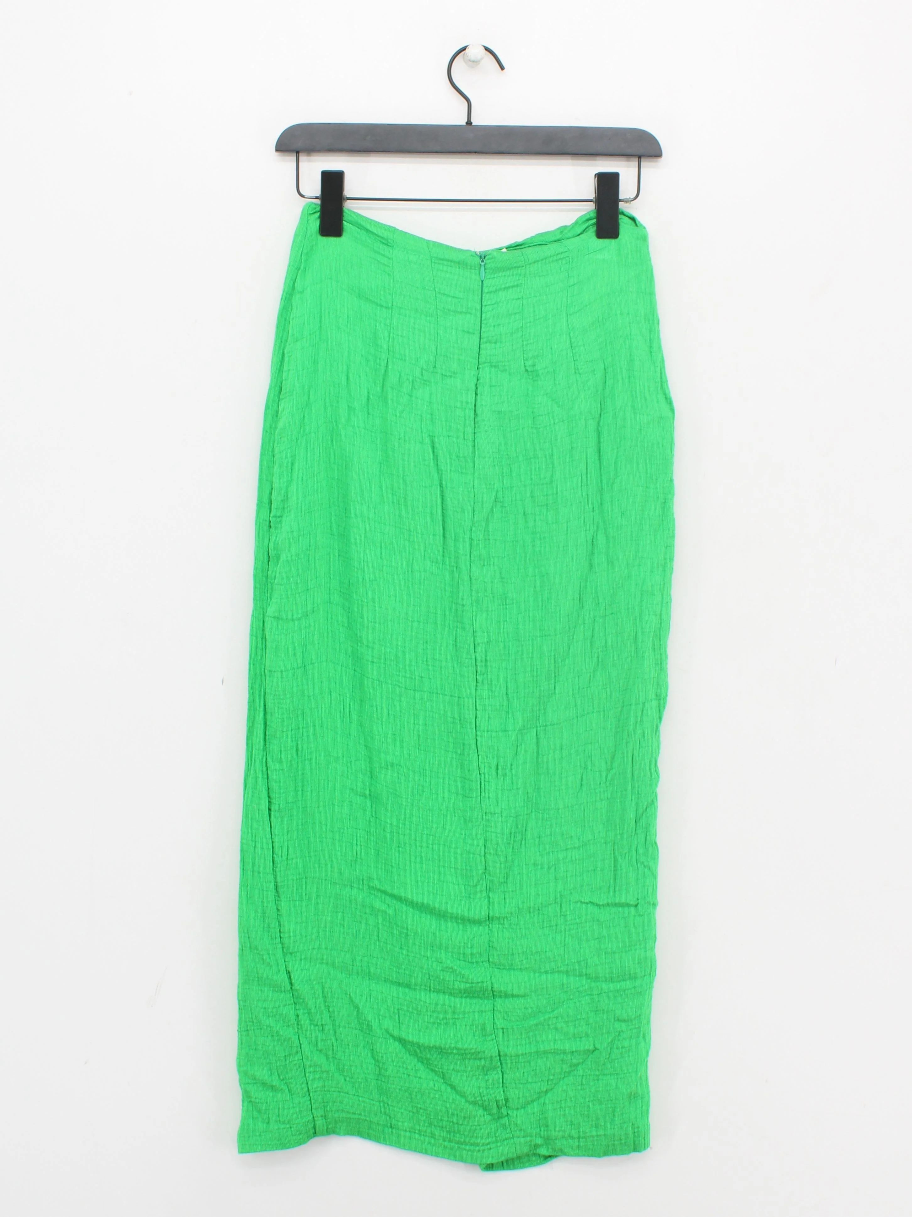 Asos Edition Women's Midi Skirt UK 8 Green Viscose - Image 2