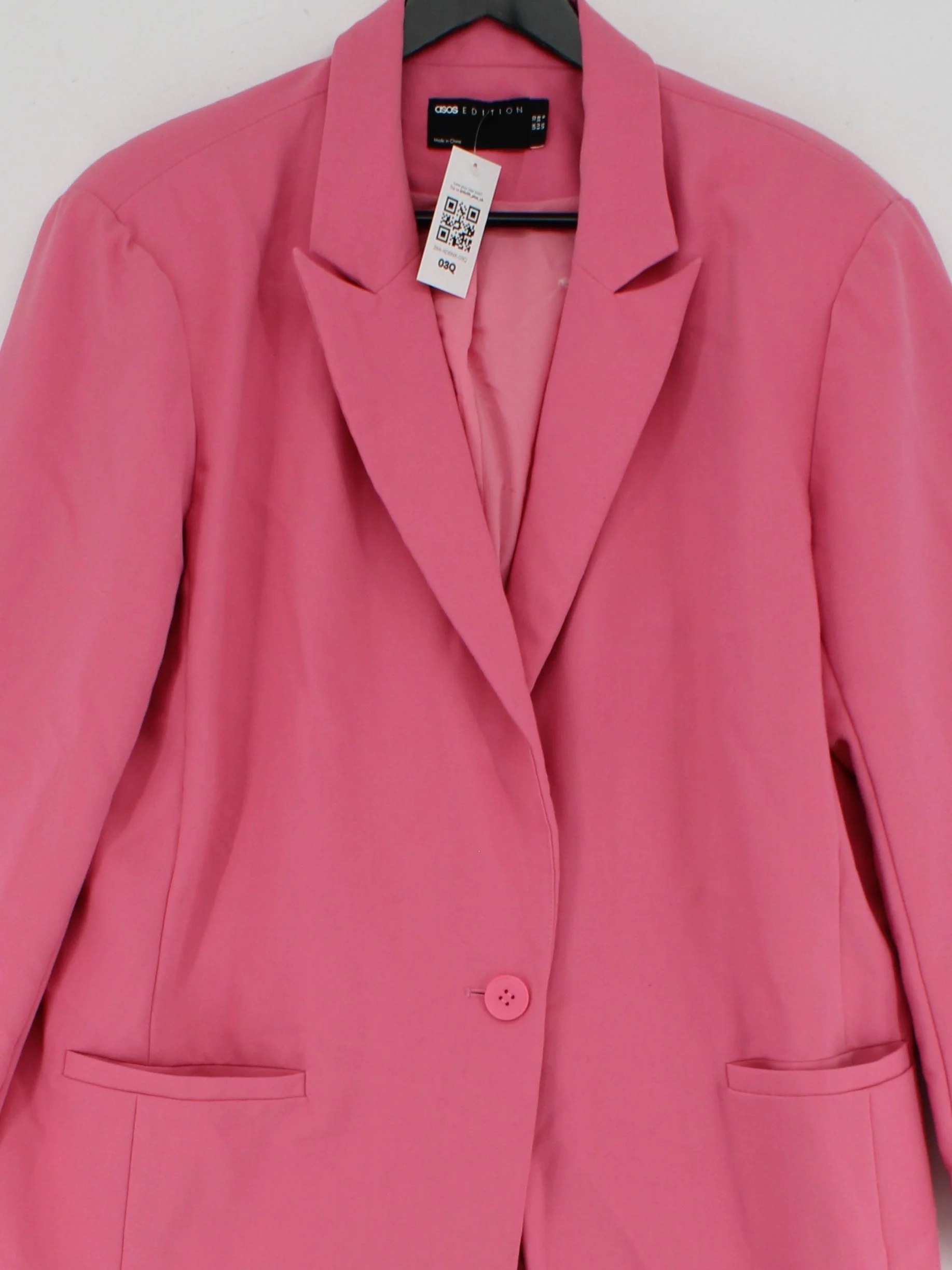 Asos Edition Women's Two Piece Suit UK 10 Pink Polyester - Image 3