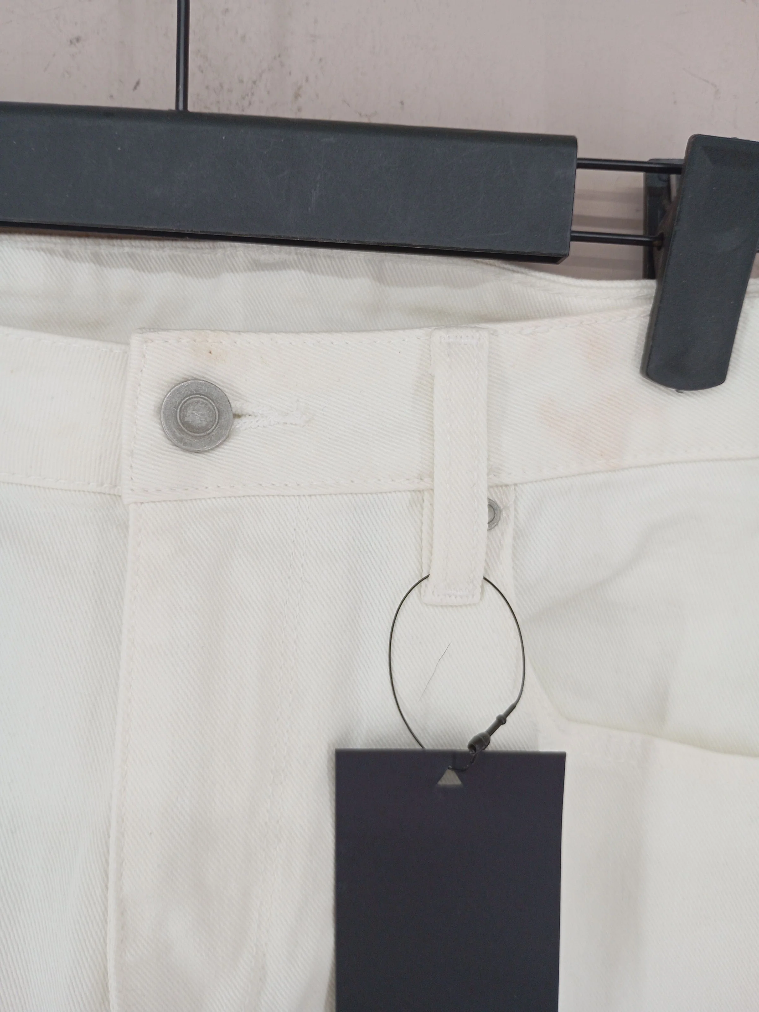 Asos Men's Jeans W 32 in White Cotton with Elastane Straight - Image 5