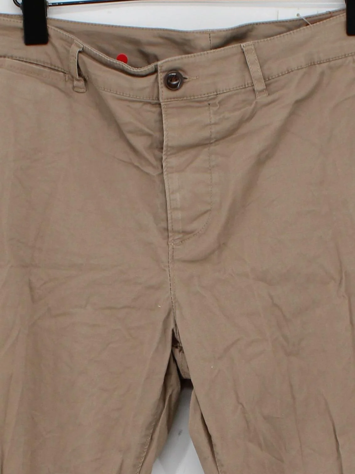 Asos Men's Trousers W 33 in Tan Cotton with Elastane Straight Chino - Image 3