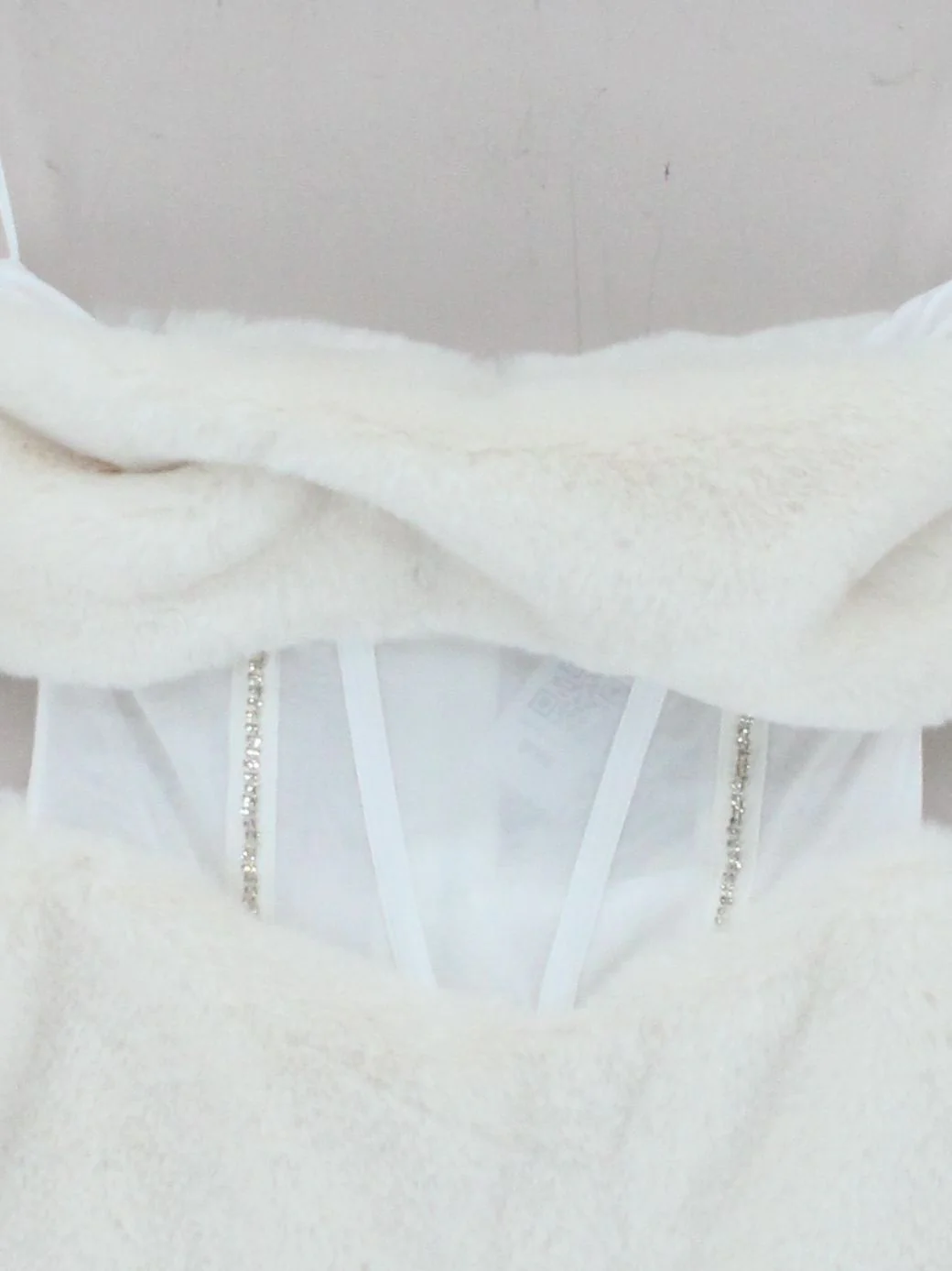 Asos Mini Dress UK6 in White - Image 3